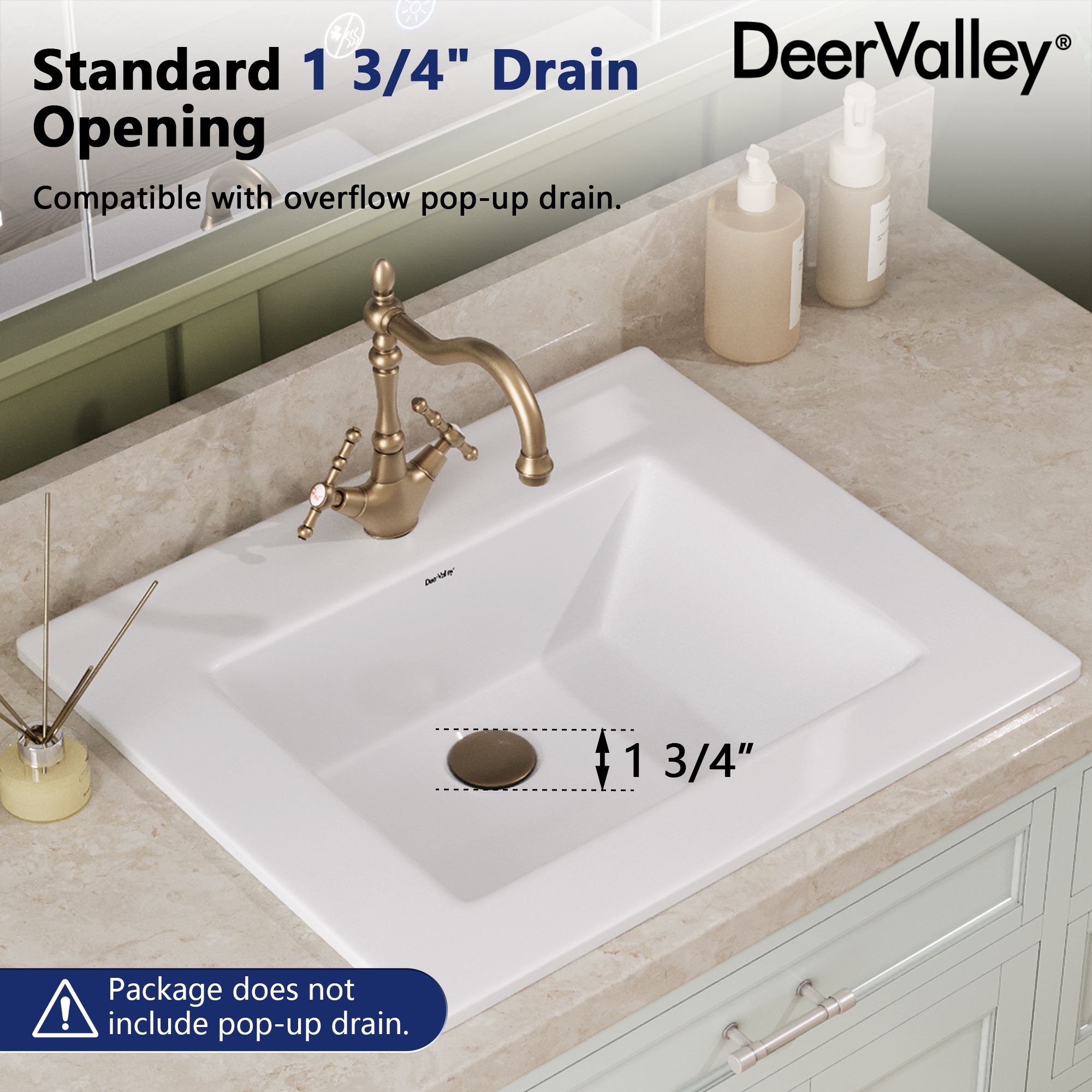 DeerValley DV-1DS012301 Bath-Sink - View #6