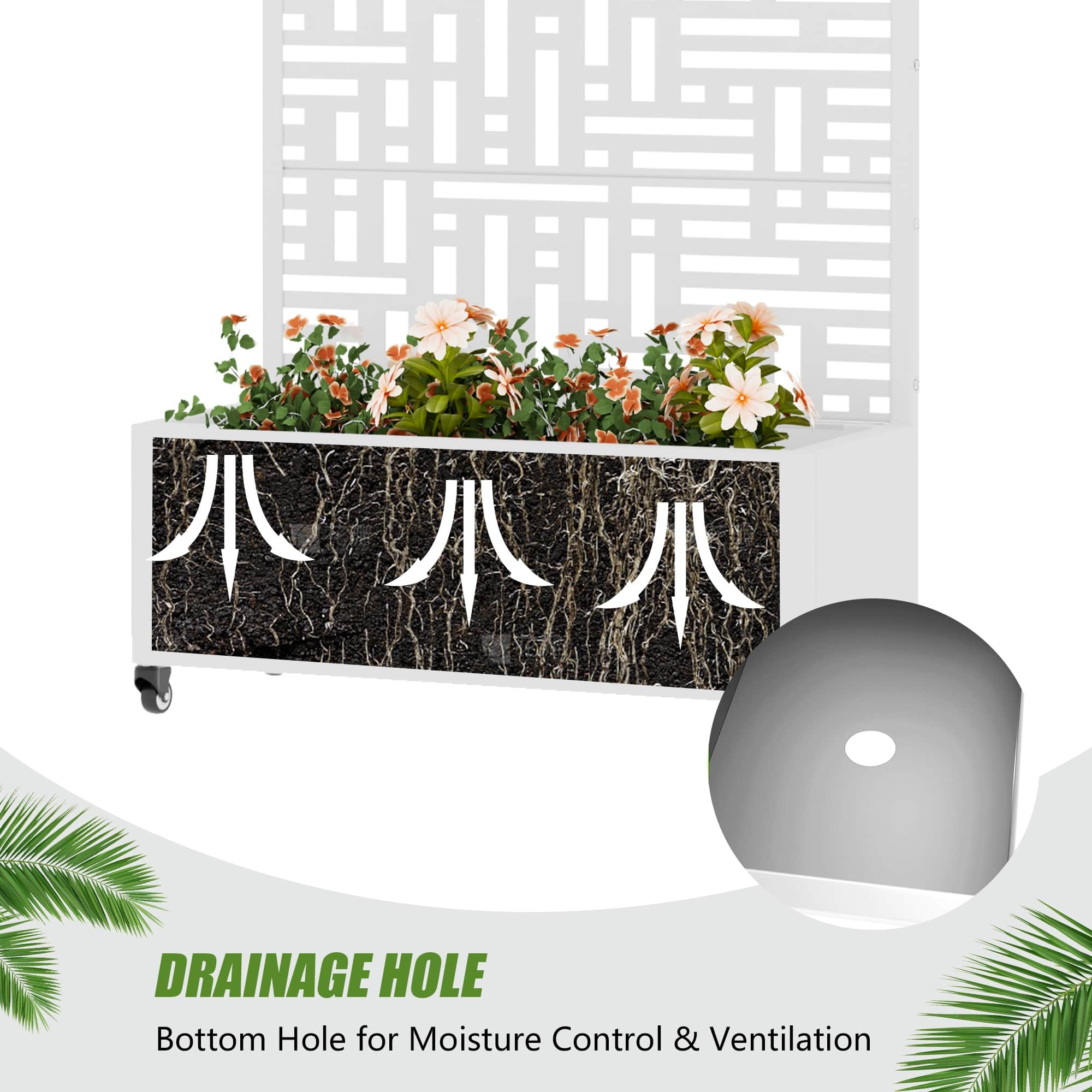 Misty Moon LW0406-SYJZZX-A18 Planter-Window-Box - View #6