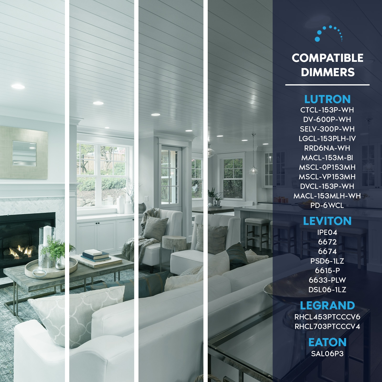 Luxrite 45W Equivalent White Dimmable LED Flood Light Bulbs