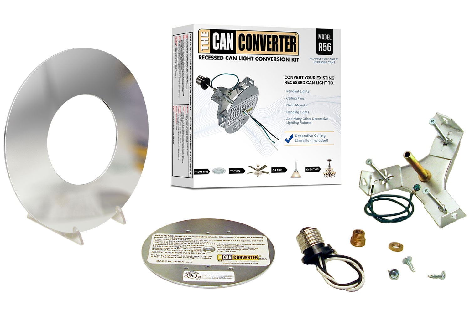 The Can Converter 7-in Incandescent Remodel or New Construction 