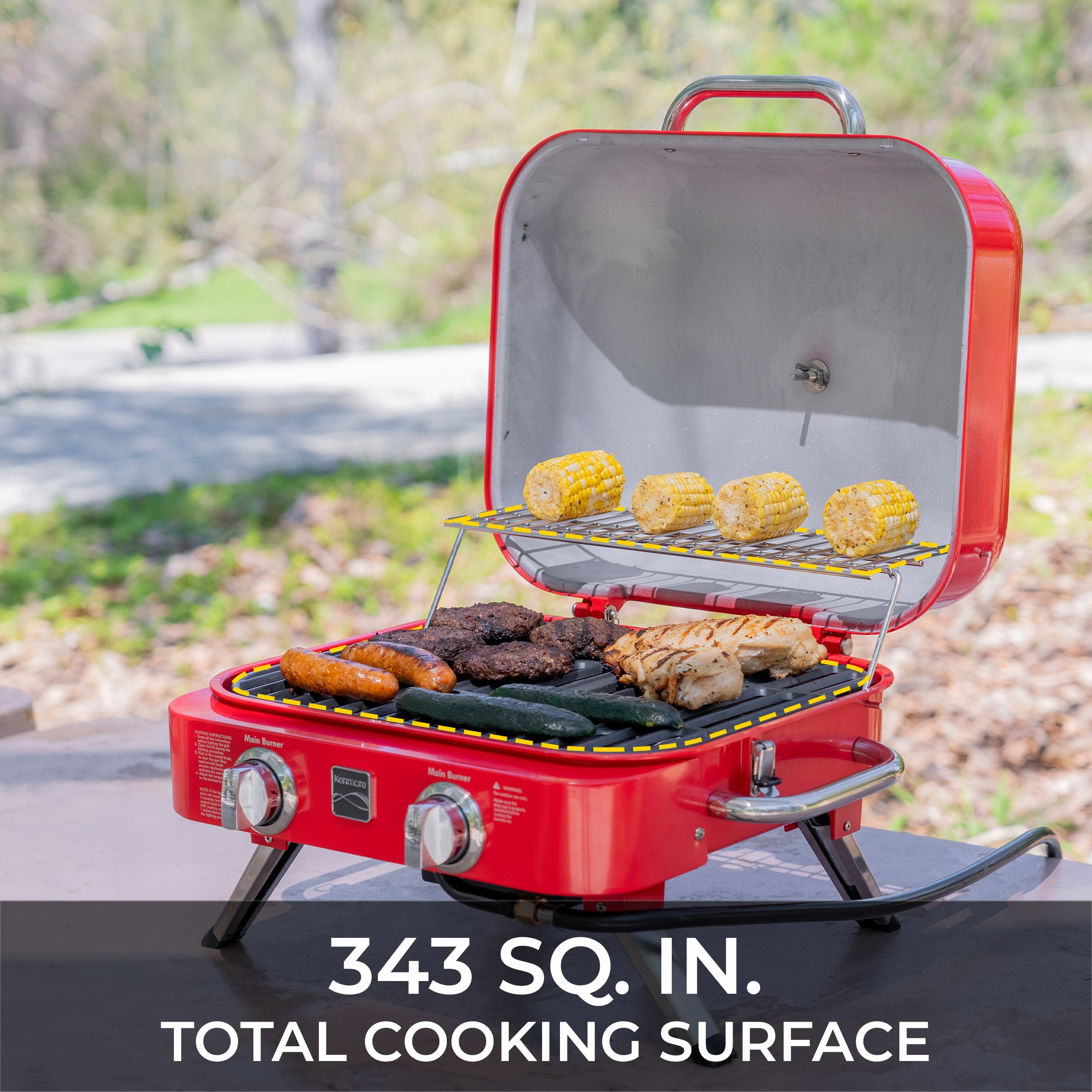 Kenmore KT-R40003-RD Tabletop-Grills - View #4