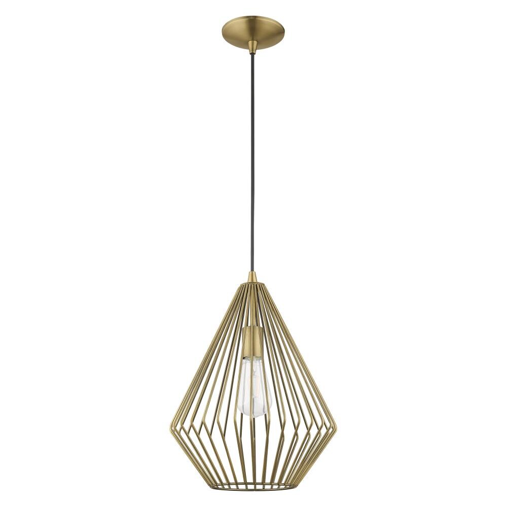 geometric mini pendant light