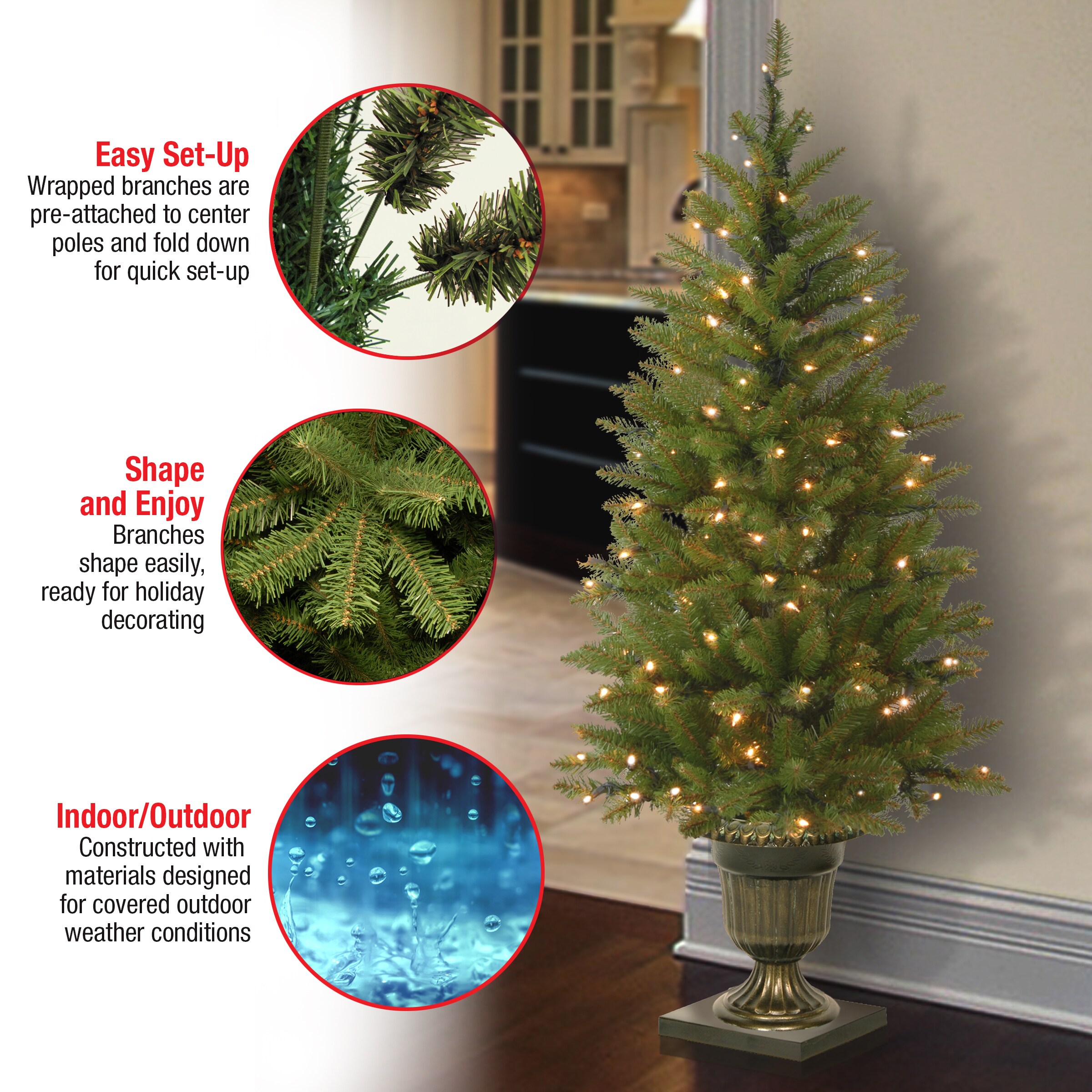National Tree Company DUH3-357-40 Artificial-Christmas-Trees - View #6