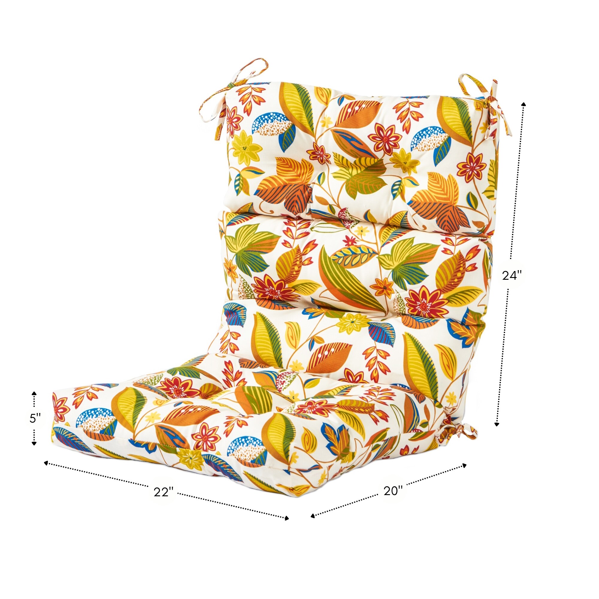 Greendale Home Fashions OC6809S2-SKYMULTI Patio-Furniture-Cushions - View #8