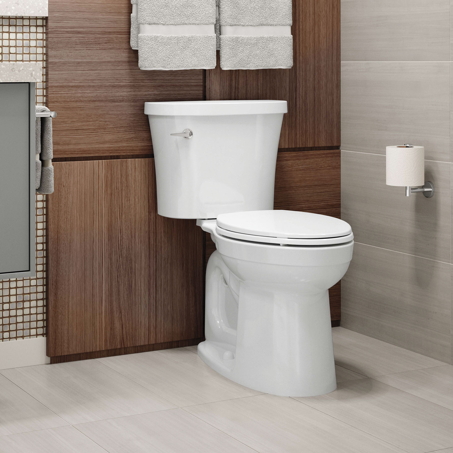 KOHLER Brevia White Elongated Slow-Close Toilet Seat In The Toilet ...