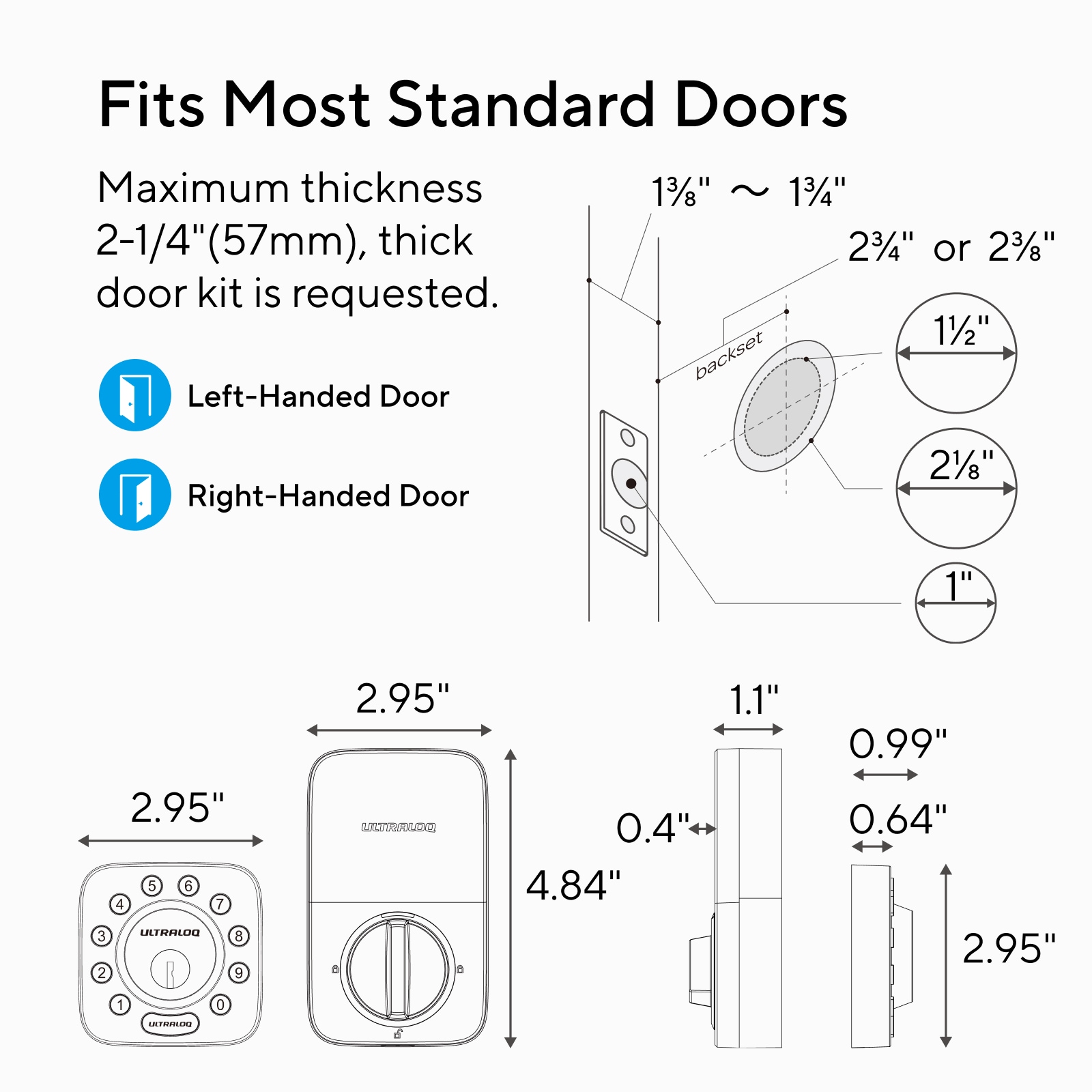 Ultraloq U-BOLT-WIFI-BK-B Electronic-Door-Locks - View #6