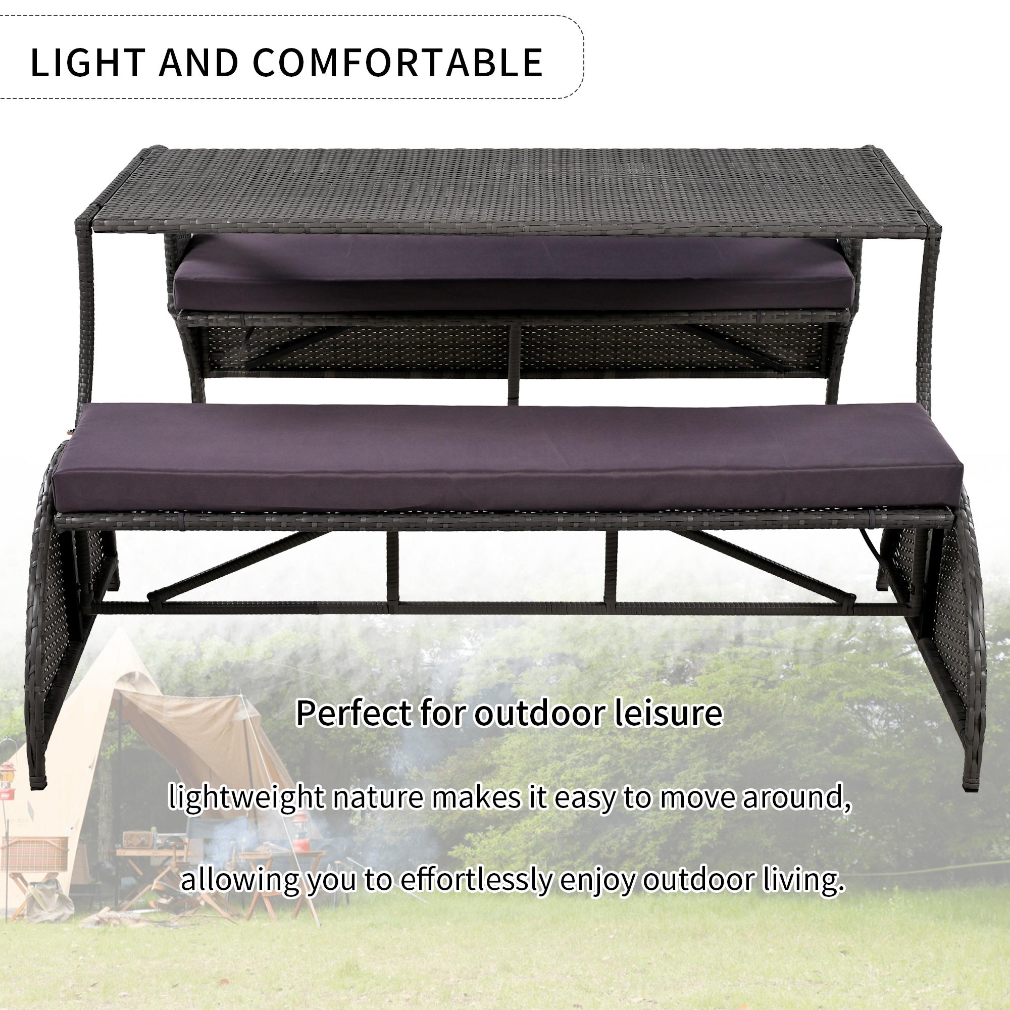 Bayfeve BFAOS-4236-GZB Picnic-Tables - View #5