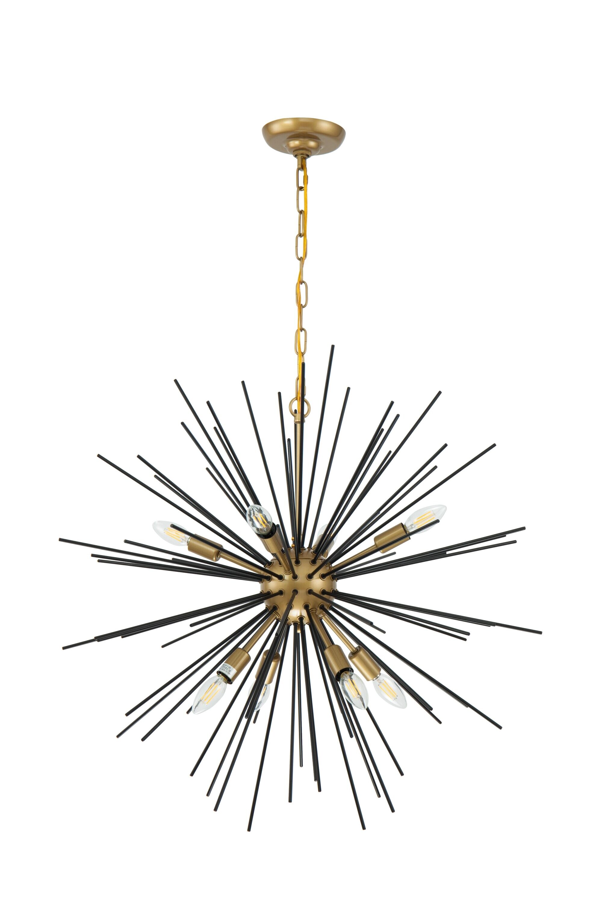 Elegant Decor HFDL15114D30BK Pendant-Lights - View #2