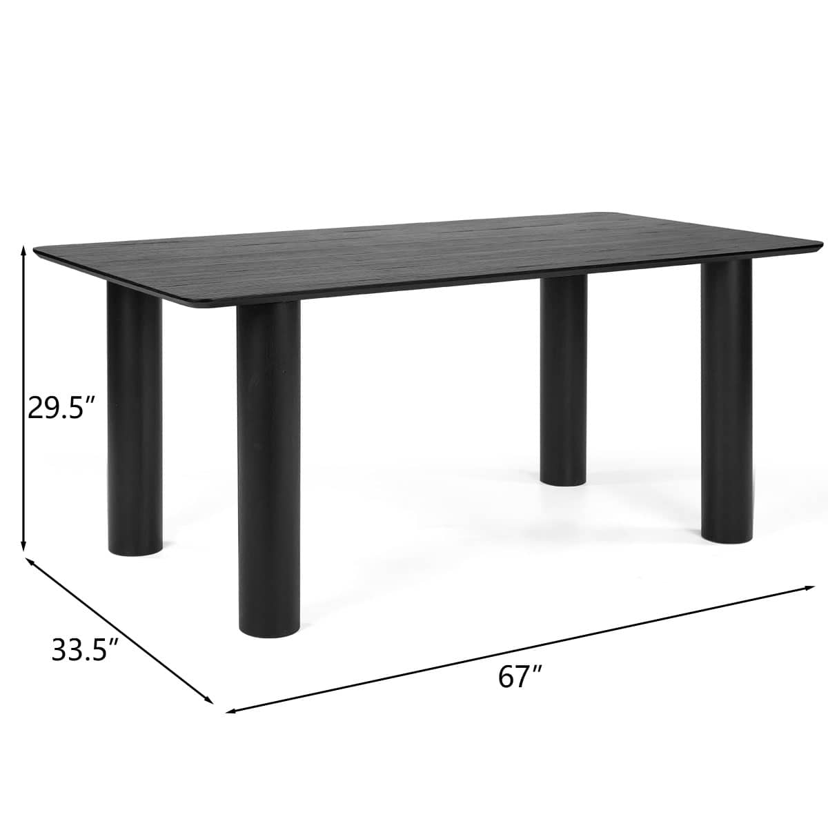 Maison Boucle JOHSON-TABLE-BK Dining-Tables - View #3