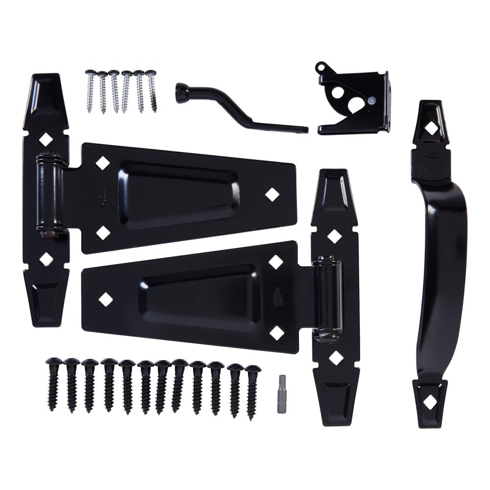 National Hardware N214-092 10-11/50-in Black Gate hardware kit