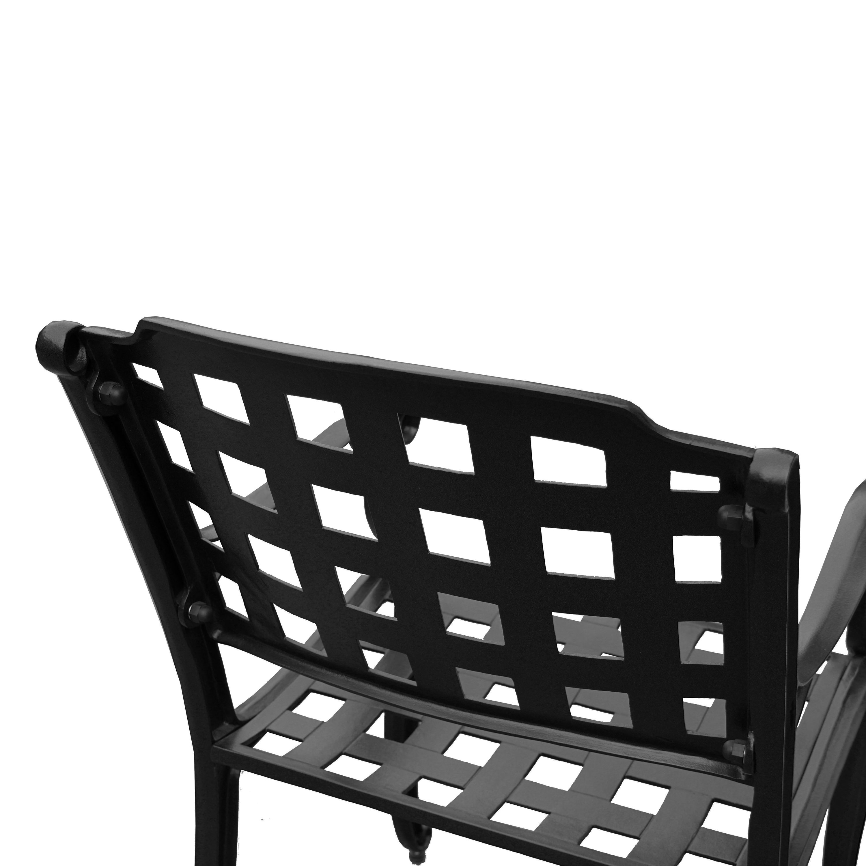 Oakland Living 1048-MESH-CHAIR-LBK Patio-Chairs - View #3