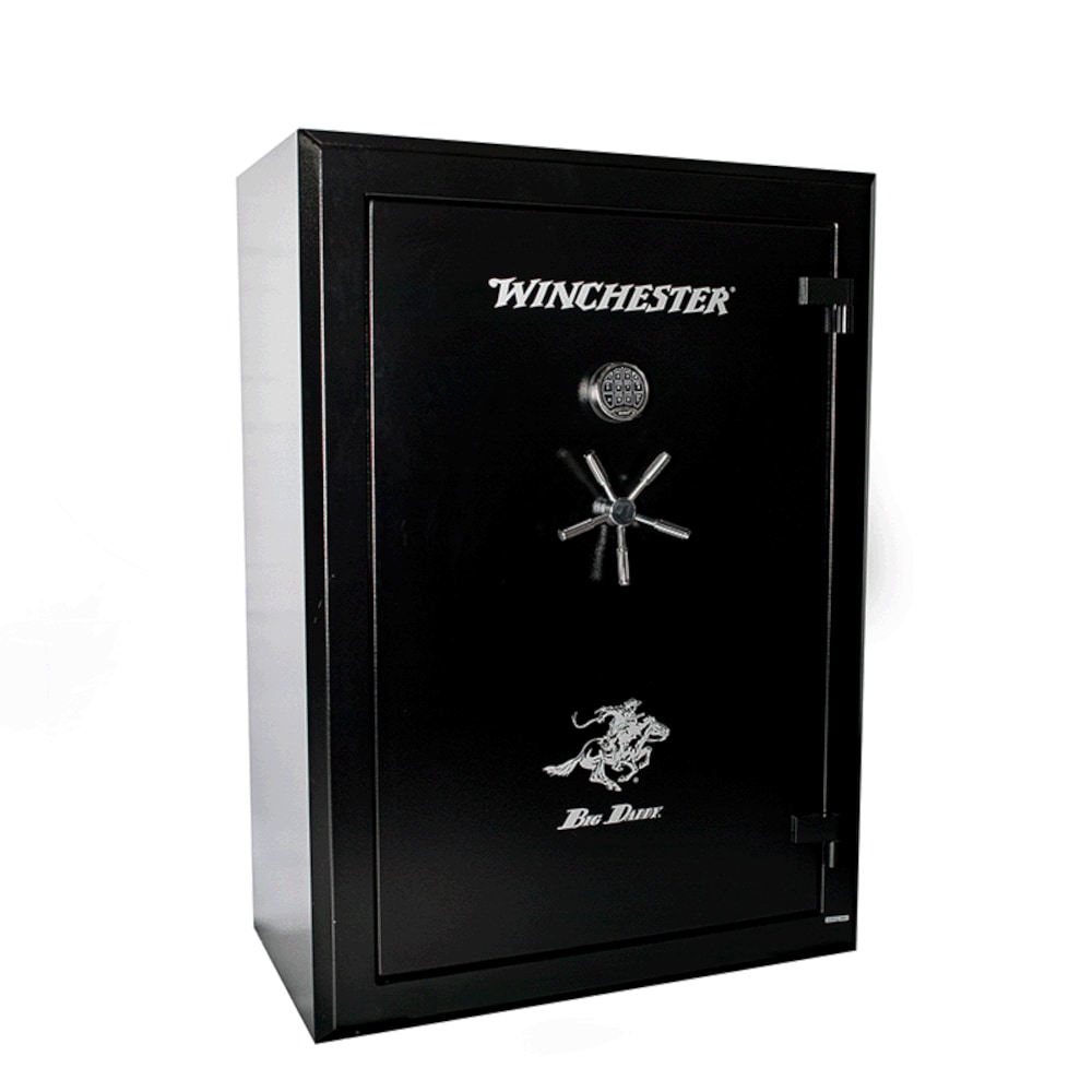 Winchester Safes SECWINBD-BK-E 65 -Gun Fireproof Electronic/Keypad Lock Gun safe with Interior Lighting