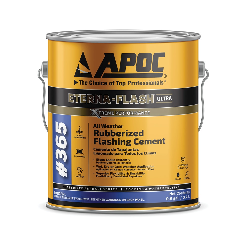 APOC Eterna-Flash ULTRA Fibered Cement Roof Sealant In The Roof ...