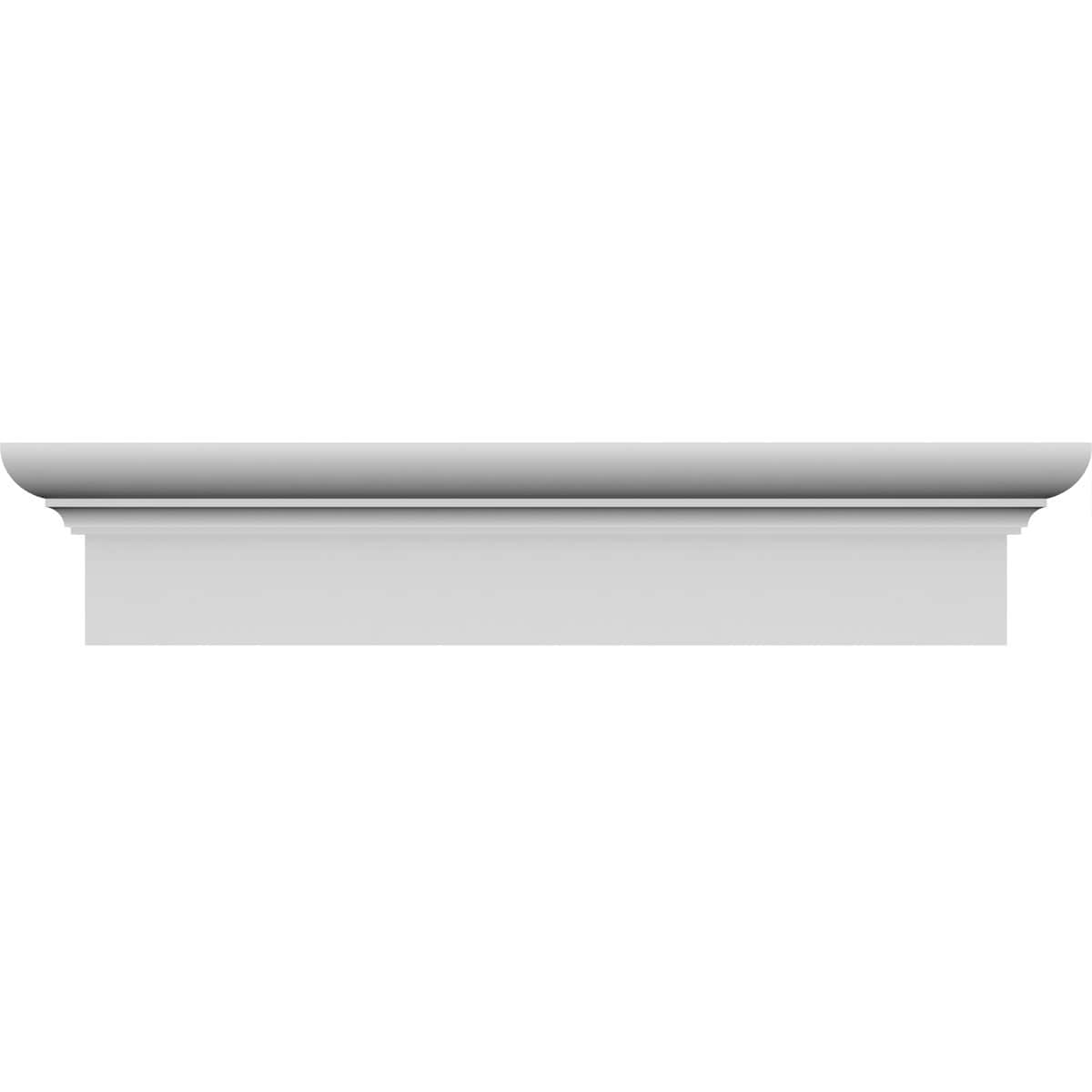 Ekena Millwork CRH06X46ST-1 50.75-Inches W x 6.25-Inches L Urethane Crosshead