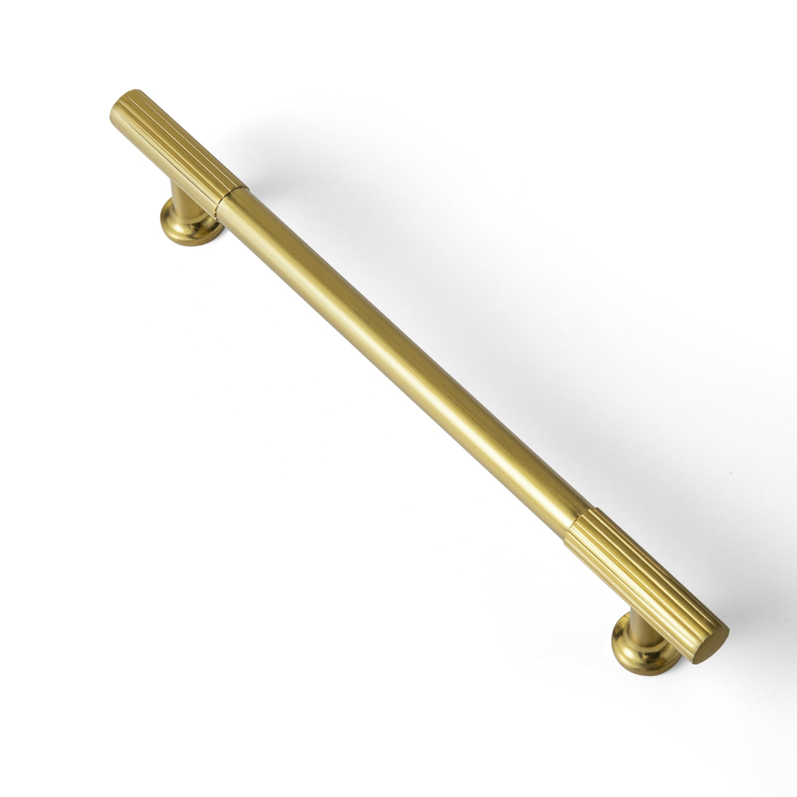 Miaokesen 9596LSJ-160 6-5/16-in , 160mm Center to Center Brushed Gold Cylindrical Bar Drawer Pull 6 -Pack - Thumbnail