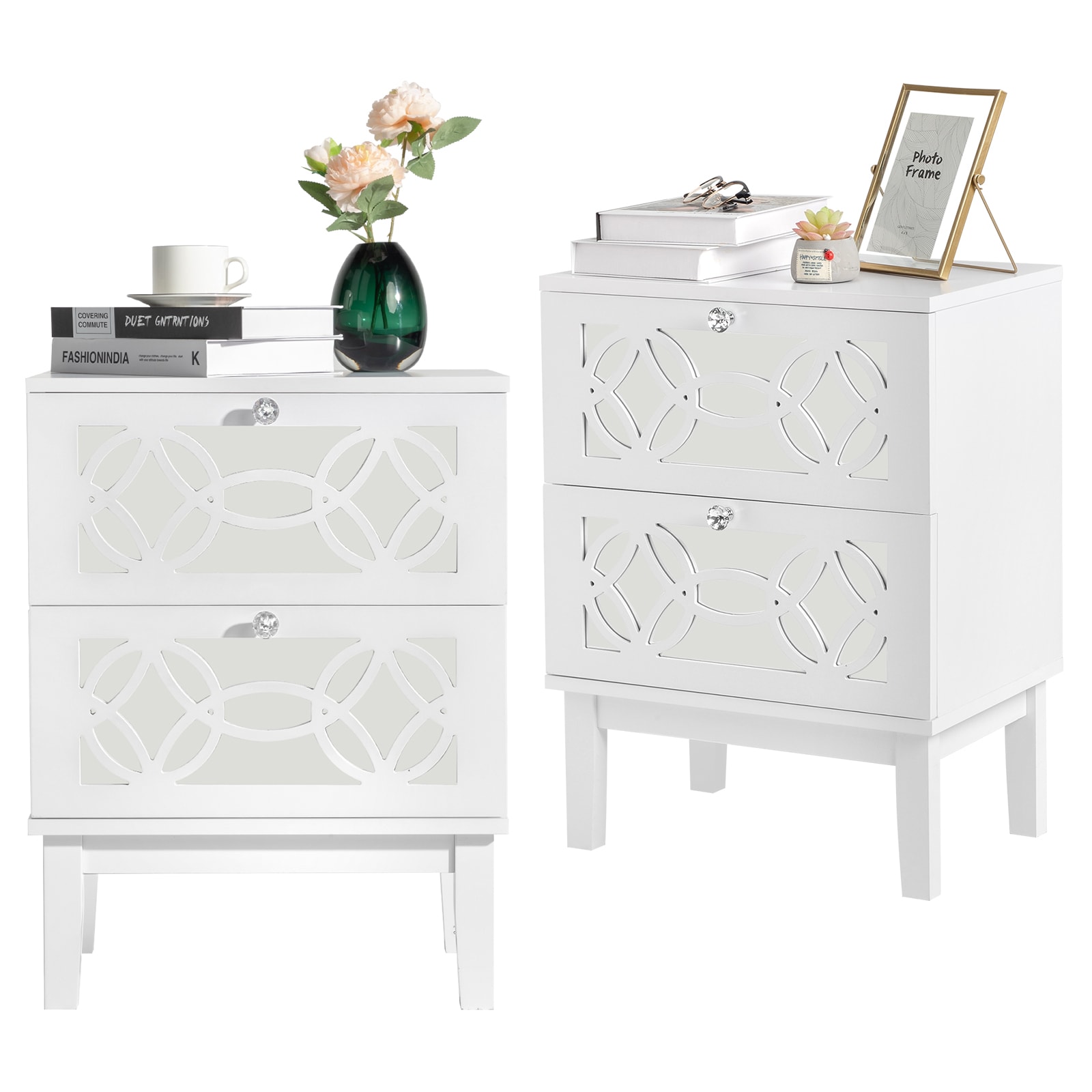 Winado LO1G52001491 White Nightstand