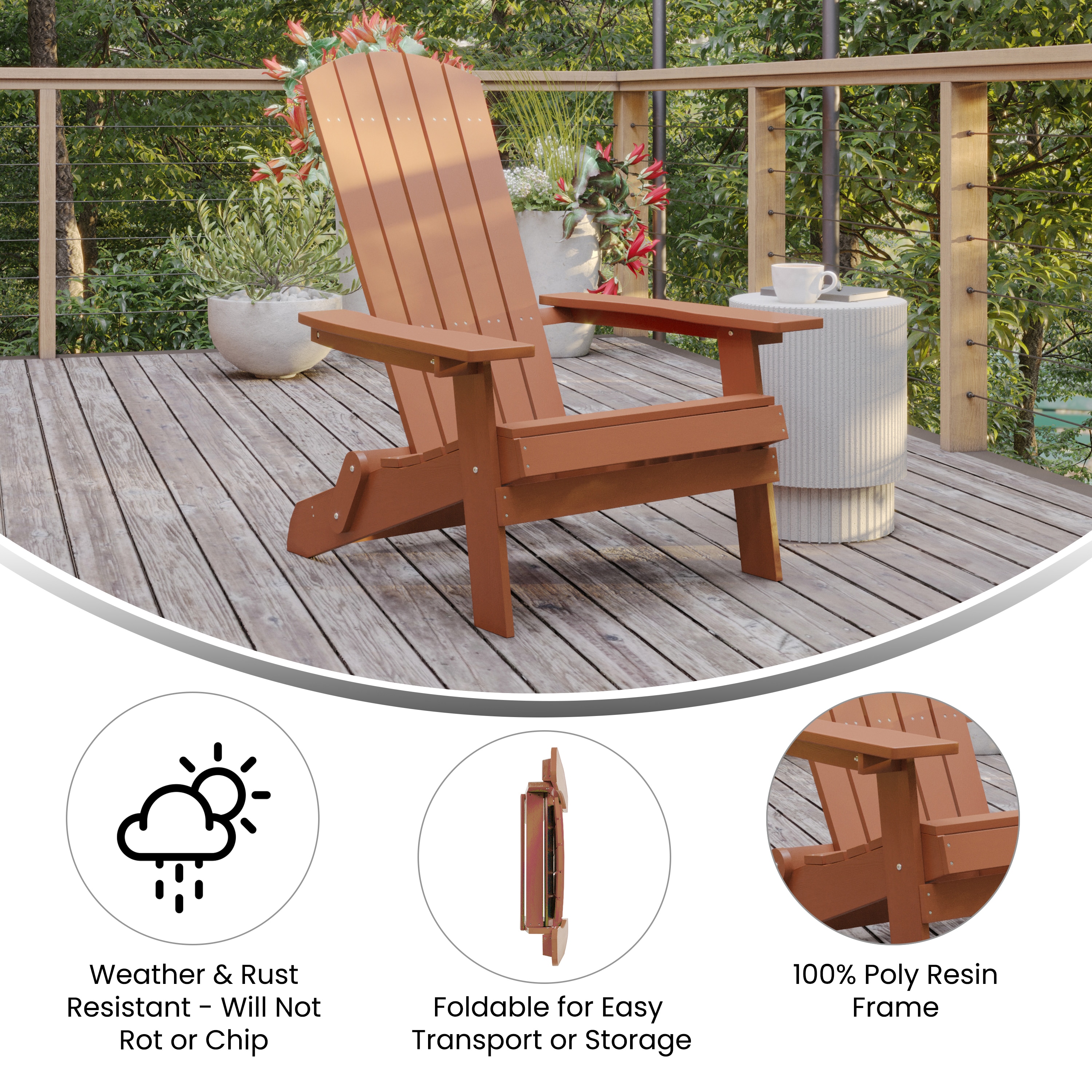 Lowes red adirondack discount chairs