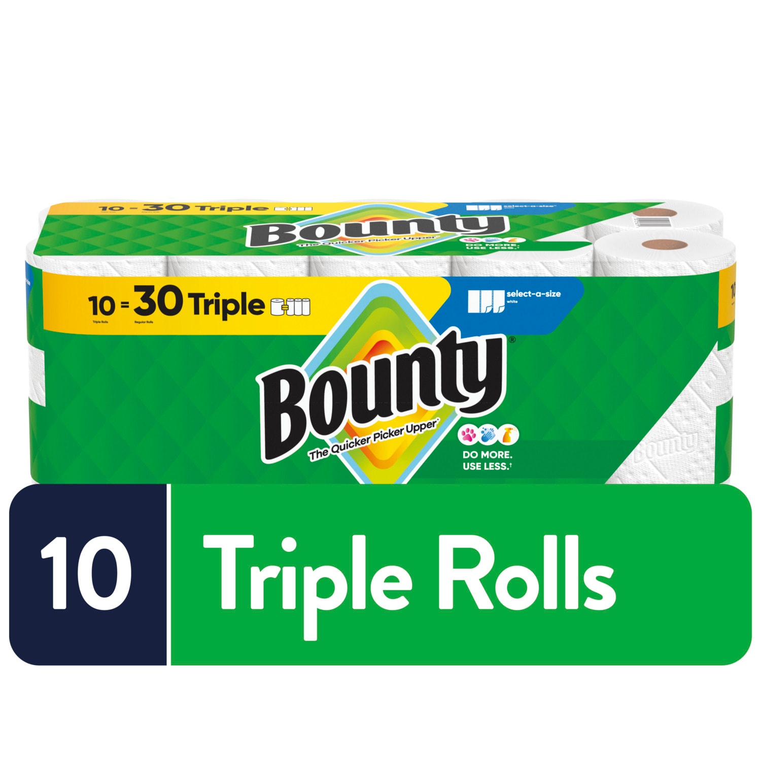 Bounty 3077216019 Triple Select-a-Size 10 -Count Paper Towels