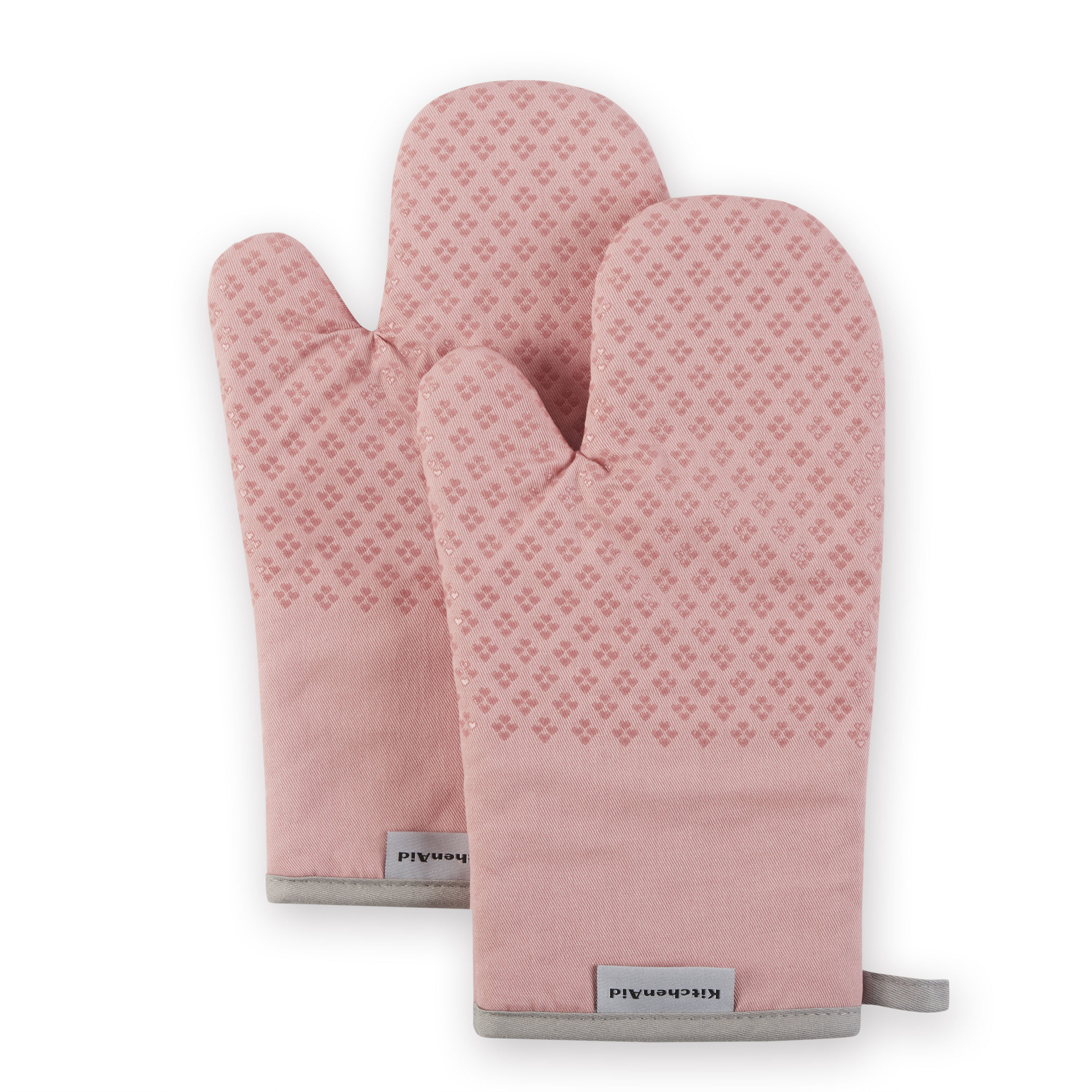 KitchenAid 2-Pack Cotton Solid Oven Mitt Set in the Kitchen Towels