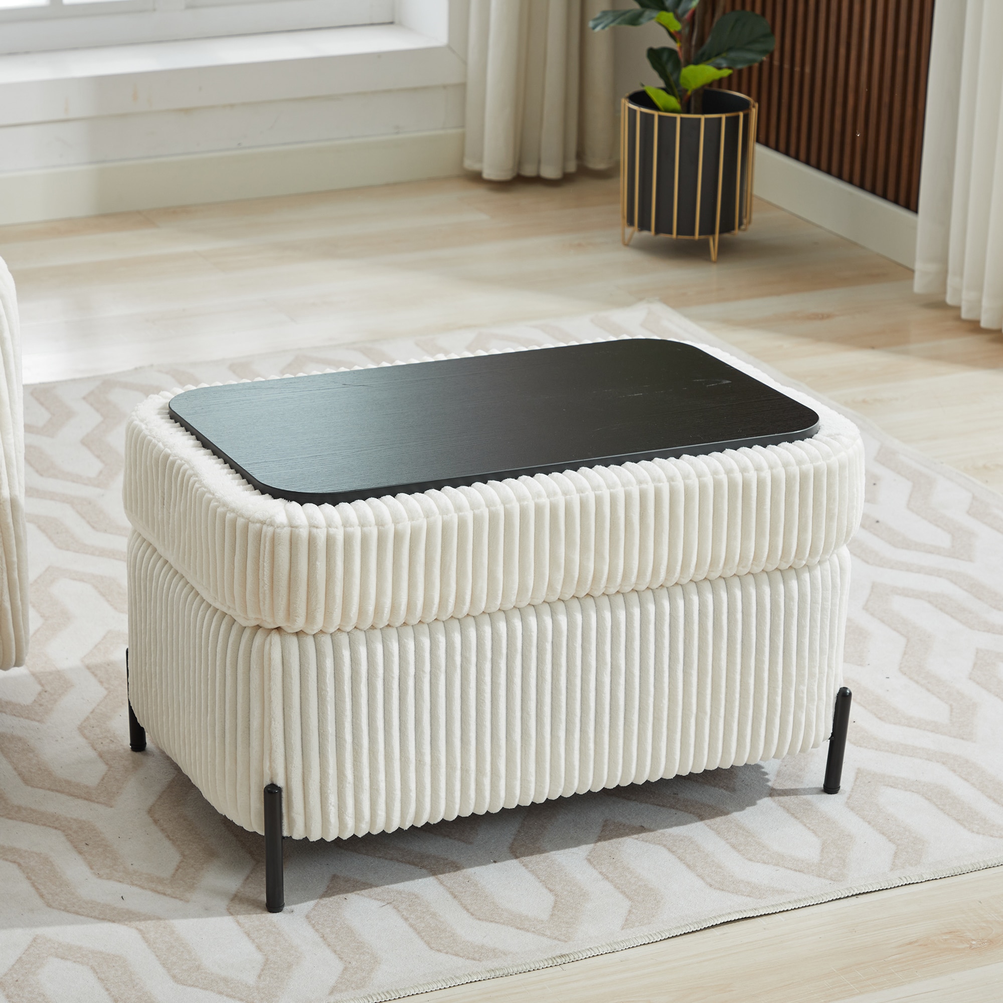 Aortzio HM-A4081-IVORY bench - View #3