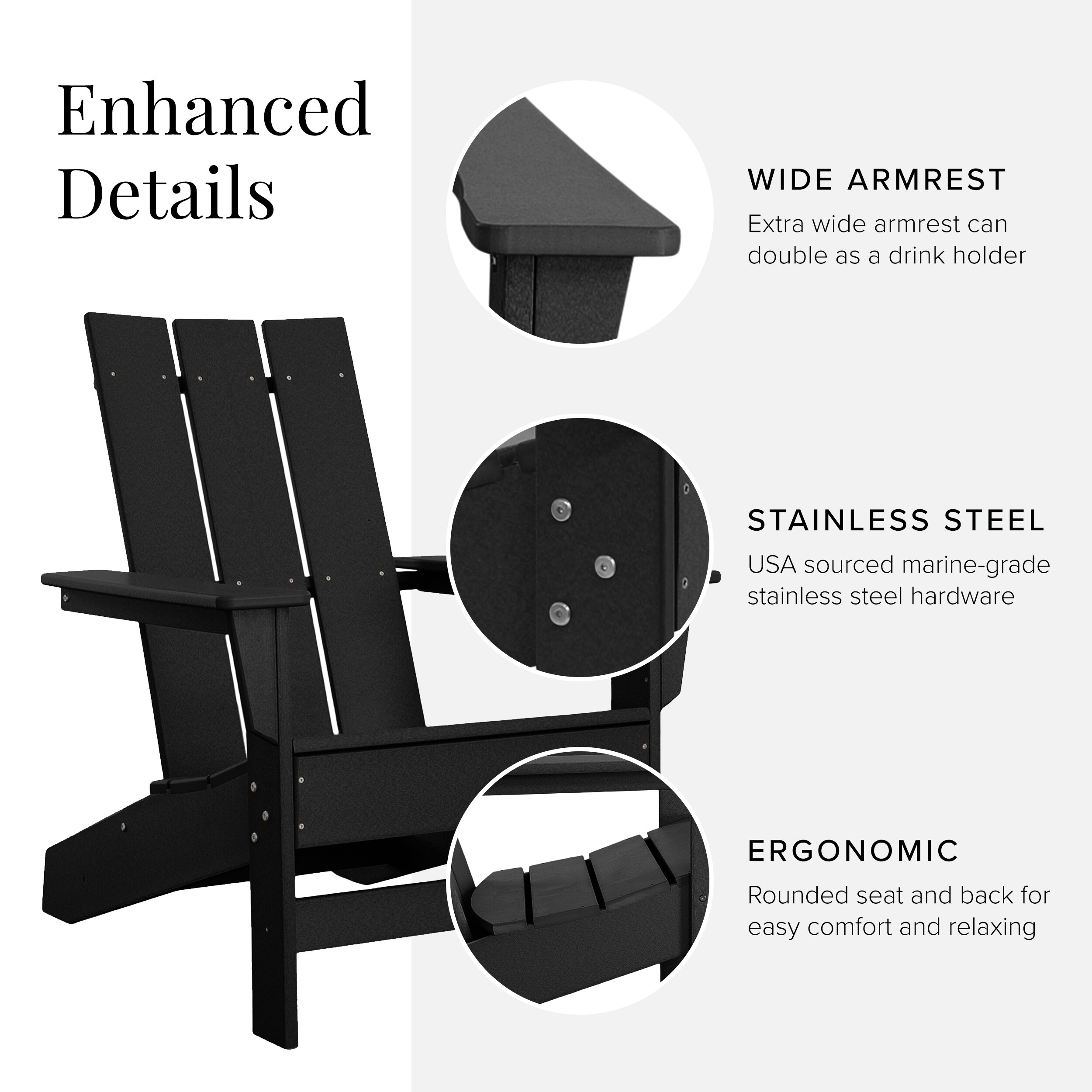 DuroGreen AAC35294PKBL Patio-Conversation-Sets - View #9