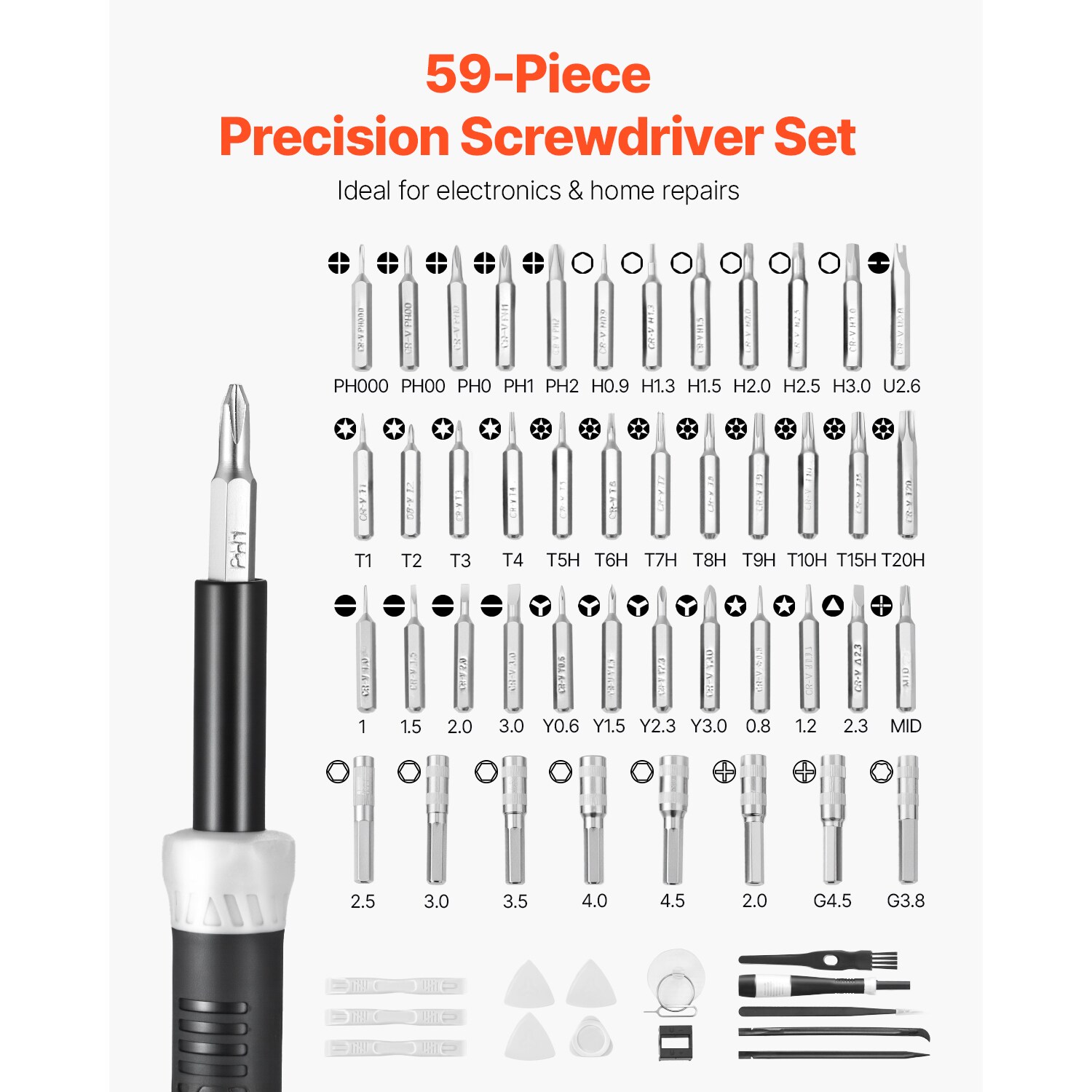 VEVOR SCTHXHZSNJML07758V0 Screwdrivers-Individual - View #2