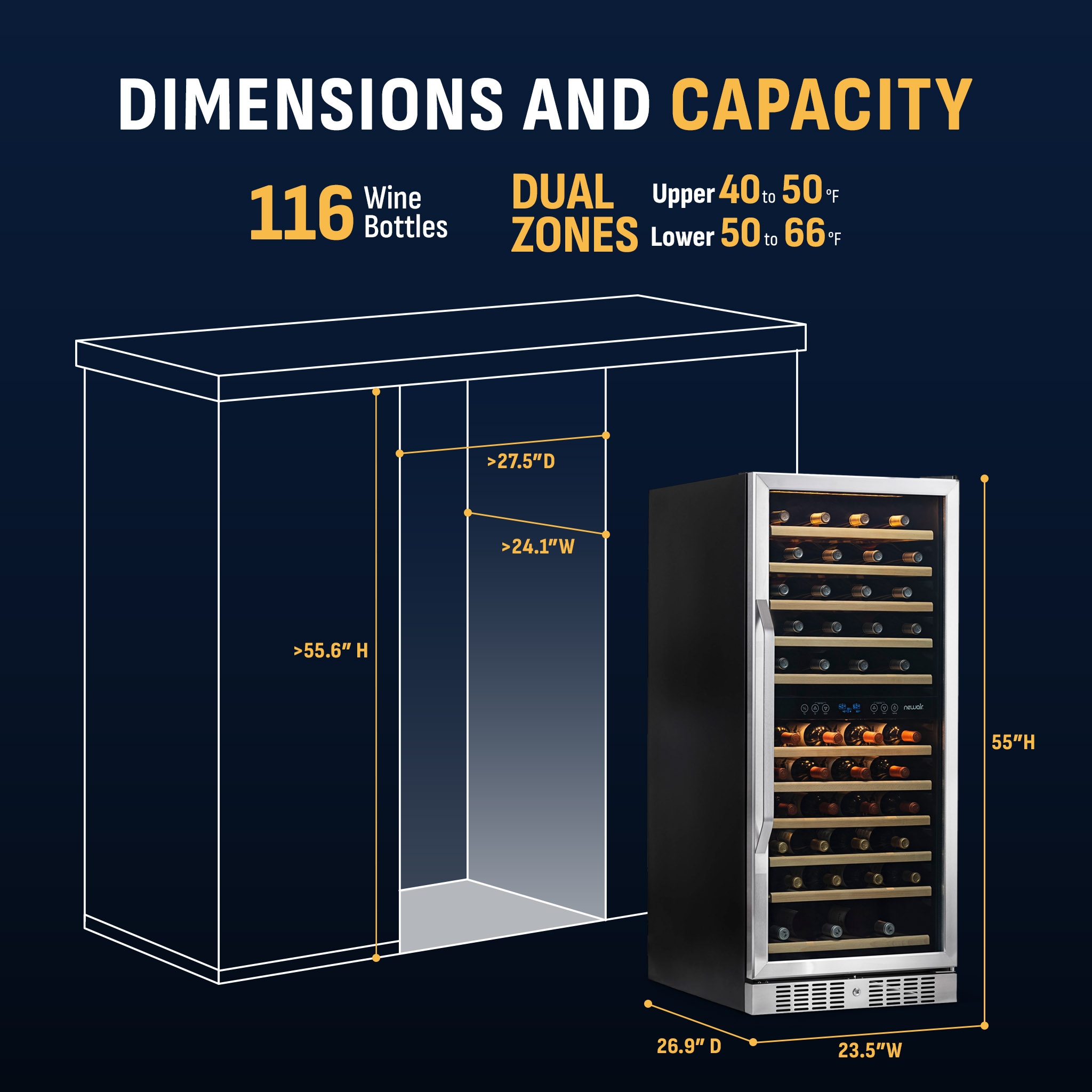 NewAir AWR-1600DB Wine-Chillers - View #10
