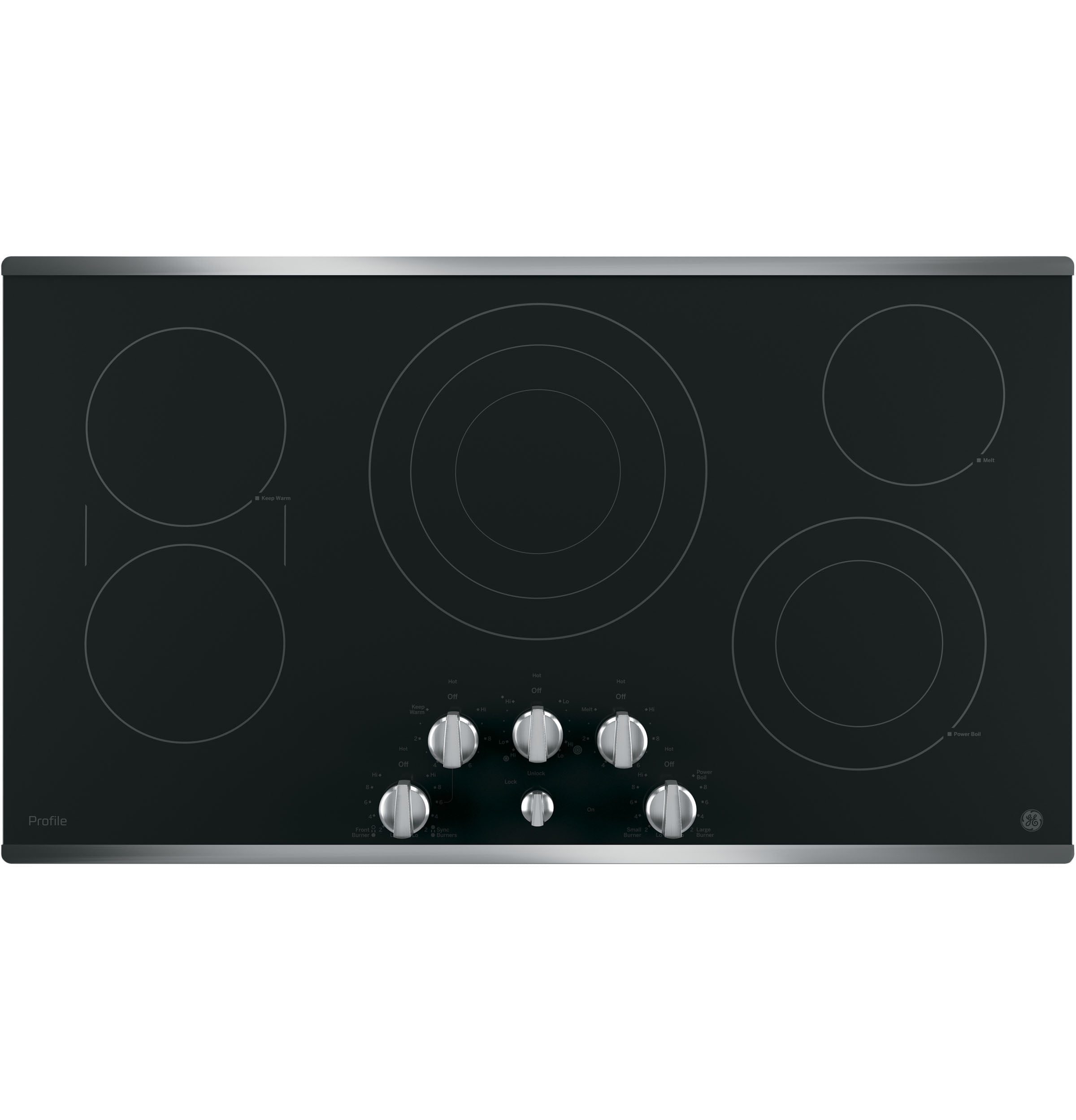 amzchef 36 in. 5 Elements Built-In Electric Stove Radiant Cooktop in Black  with Knob Control YL-CF89HD07A - The Home Depot