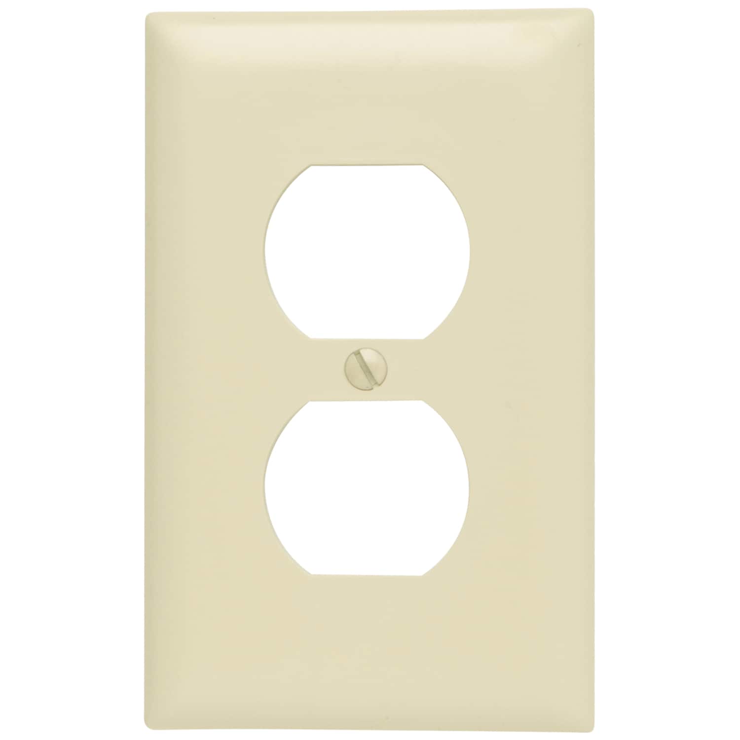 Legrand TP8ICC100 Pass Seymour 1 -Gang Midsize Size Ivory Nylon Indoor Duplex Wall Plate
