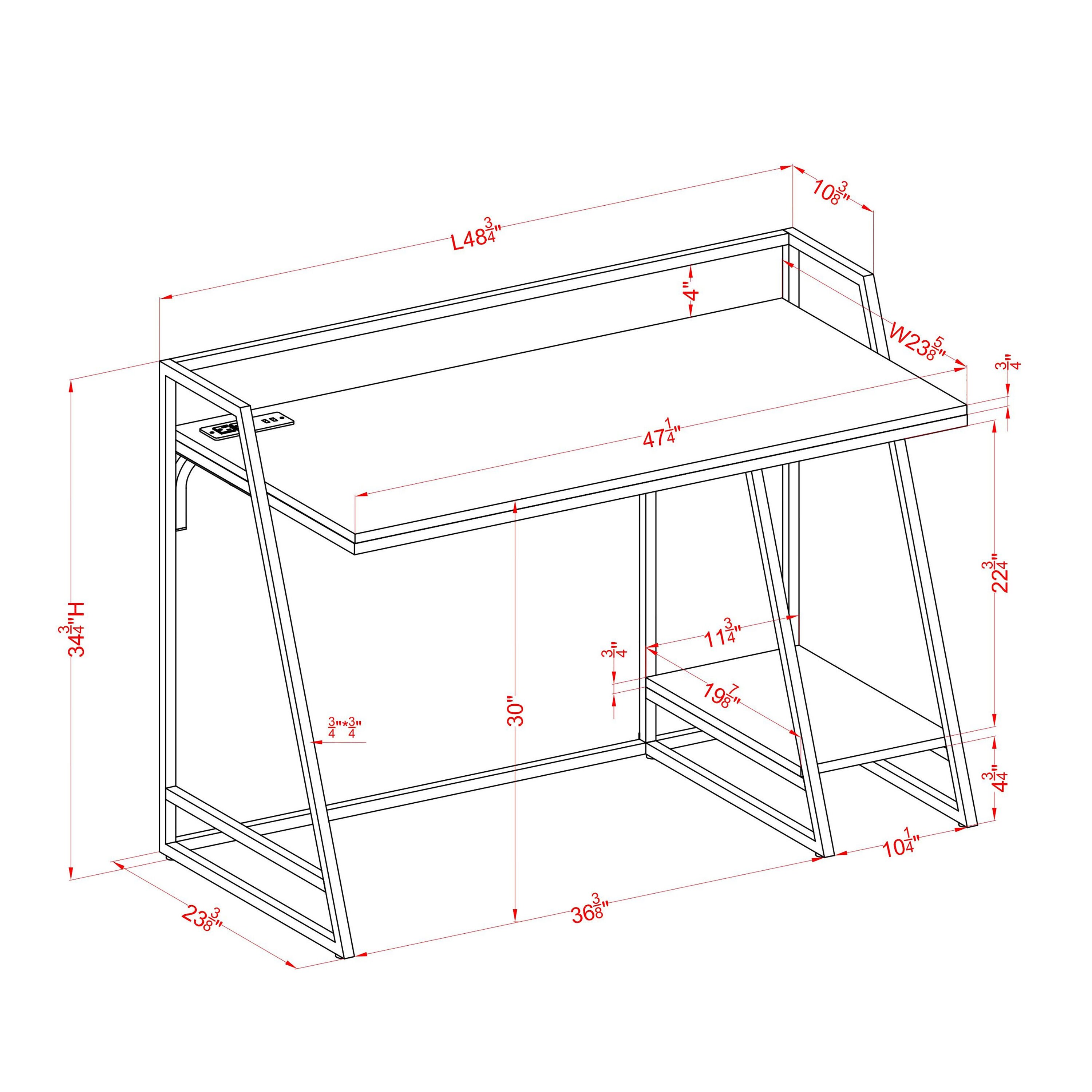 Furniture of America IDF-DK920LG desks - View #8