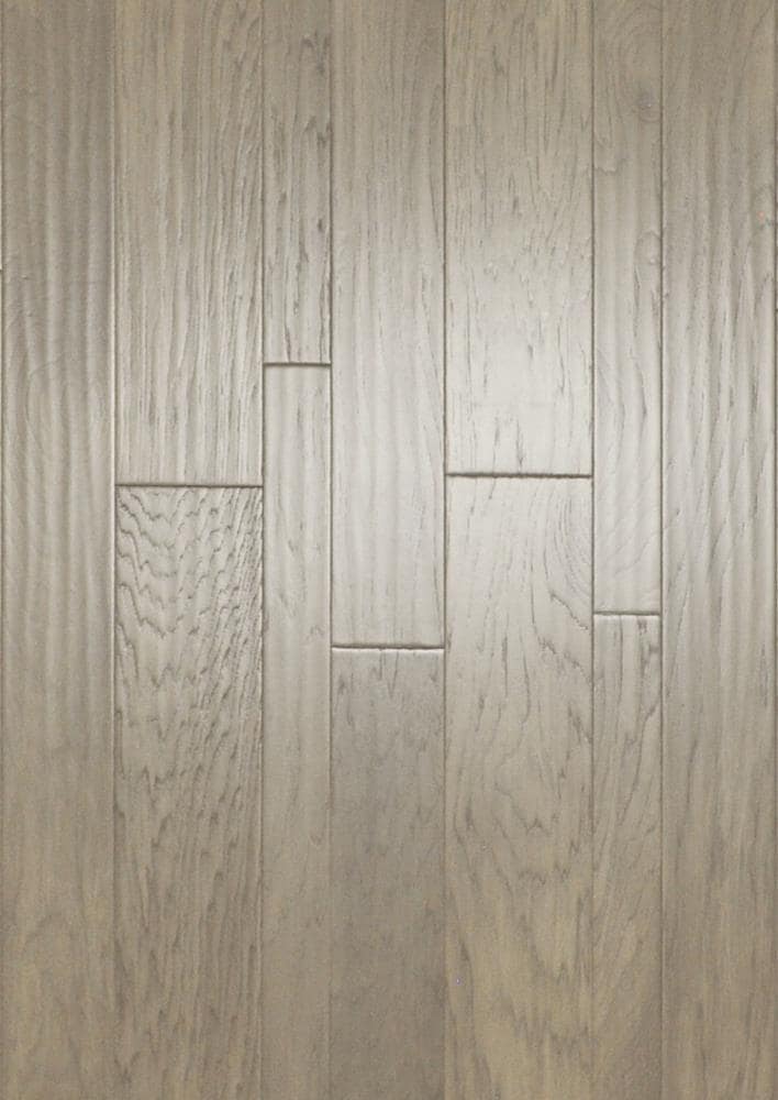 Americana Floors SB-PL-HRM35610 (Sample) Barcelona Aragon Brown Distressed Hickory Engineered Handscraped Hardwood Flooring