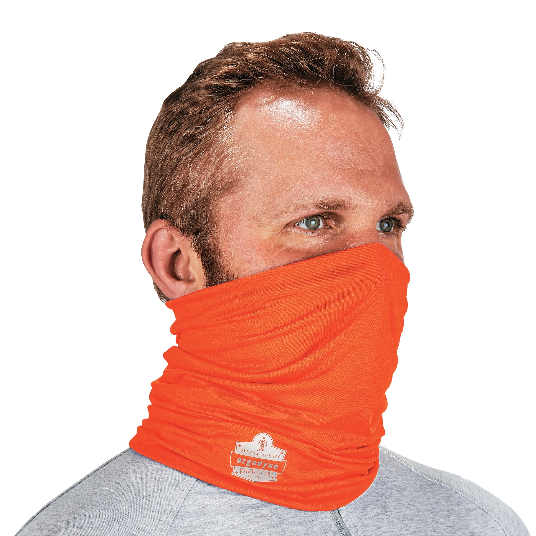 Ergodyne 42128 Adult unisex Hi-Vis Orange Synthetic Headband