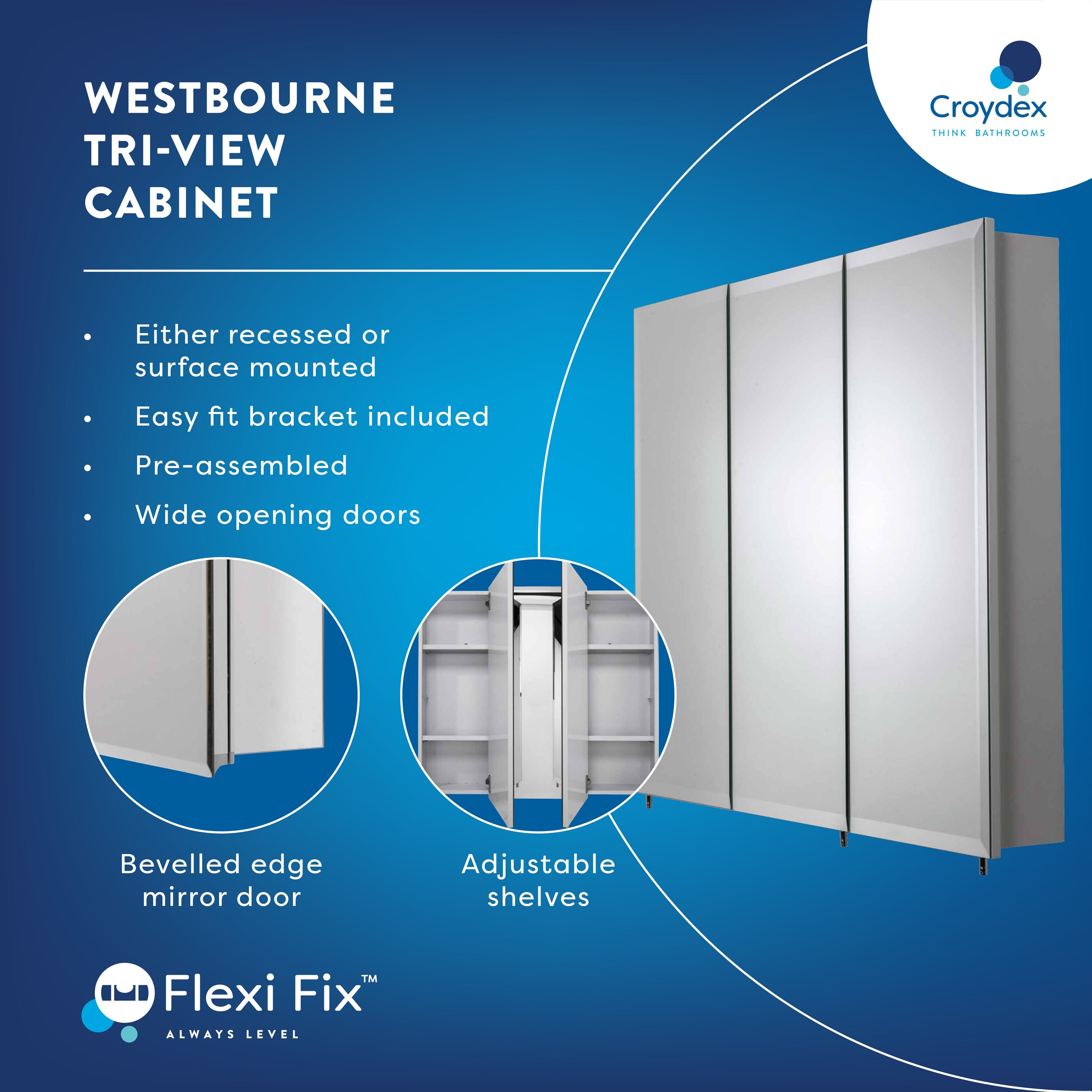 Croydex WC102322US Bathroom-Medicine-Cabinets - View #8