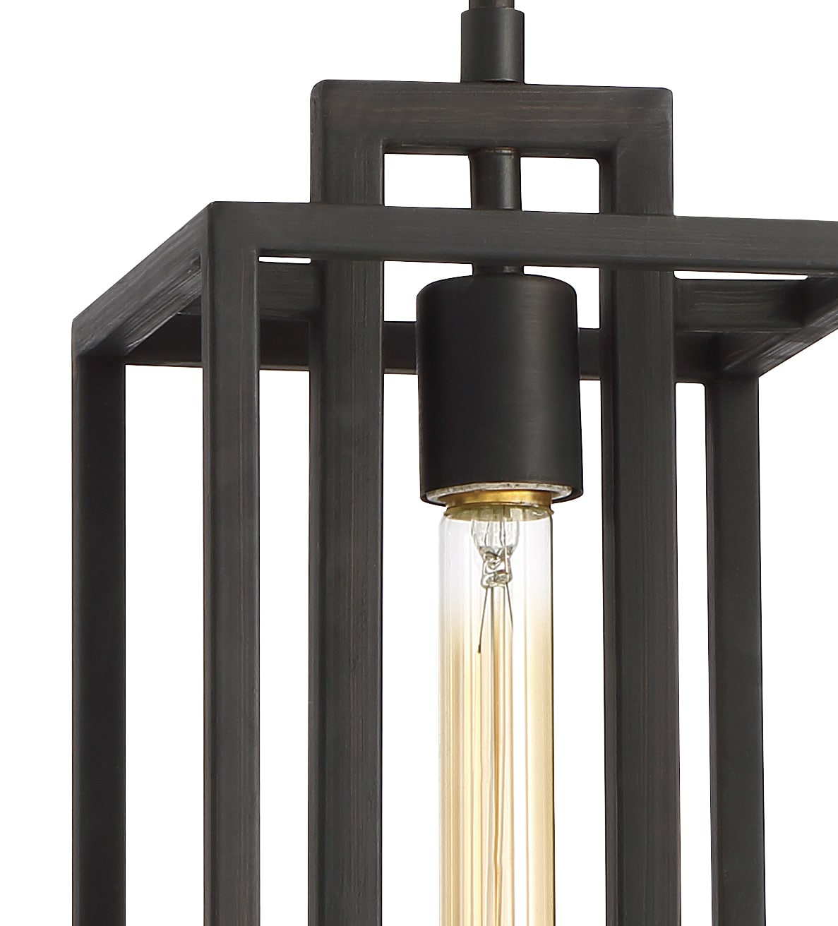 Craftmade Cubic Aged Bronze Transitional Square Pendant Light At