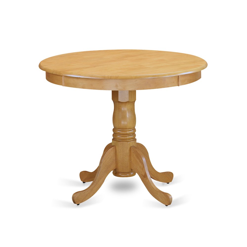 East West Furniture ANAS5-OAK-28 Dining-Sets - View #3