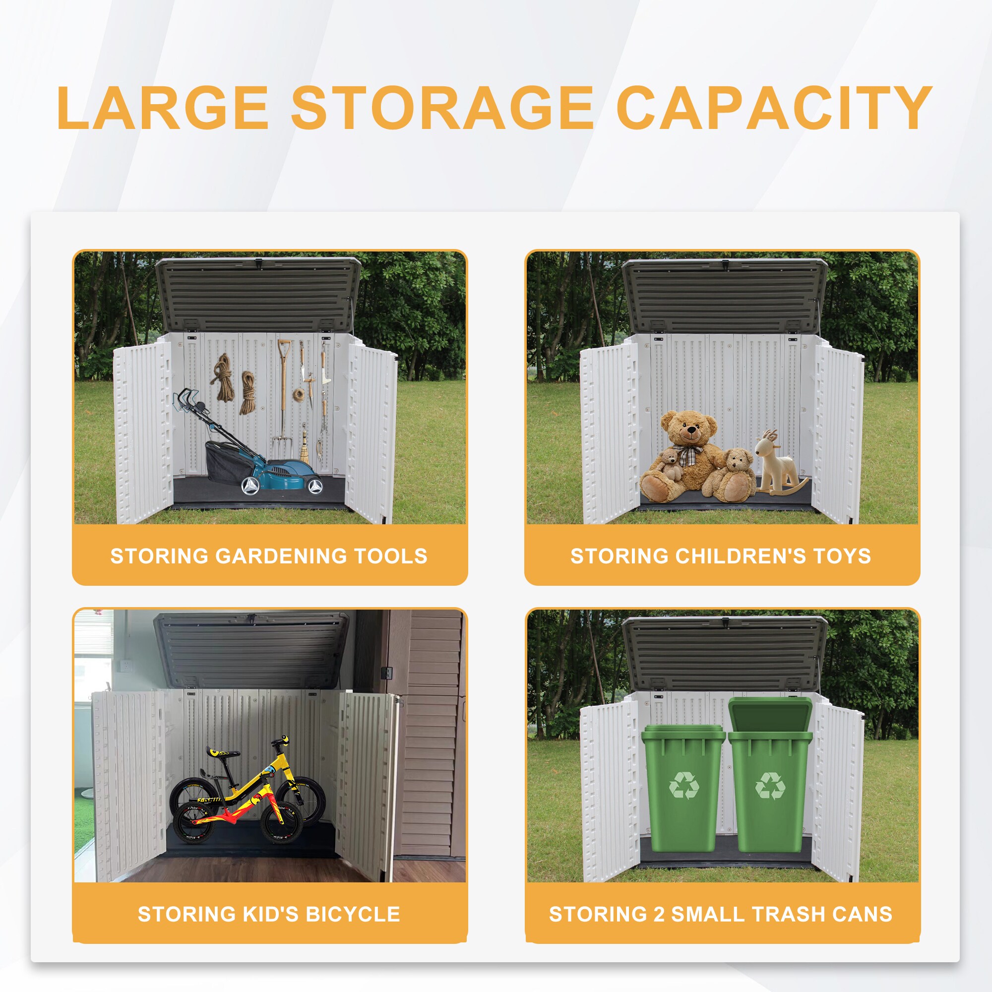 Clihome CL-YT008AM Vinyl-Resin-Storage-Buildings - View #13