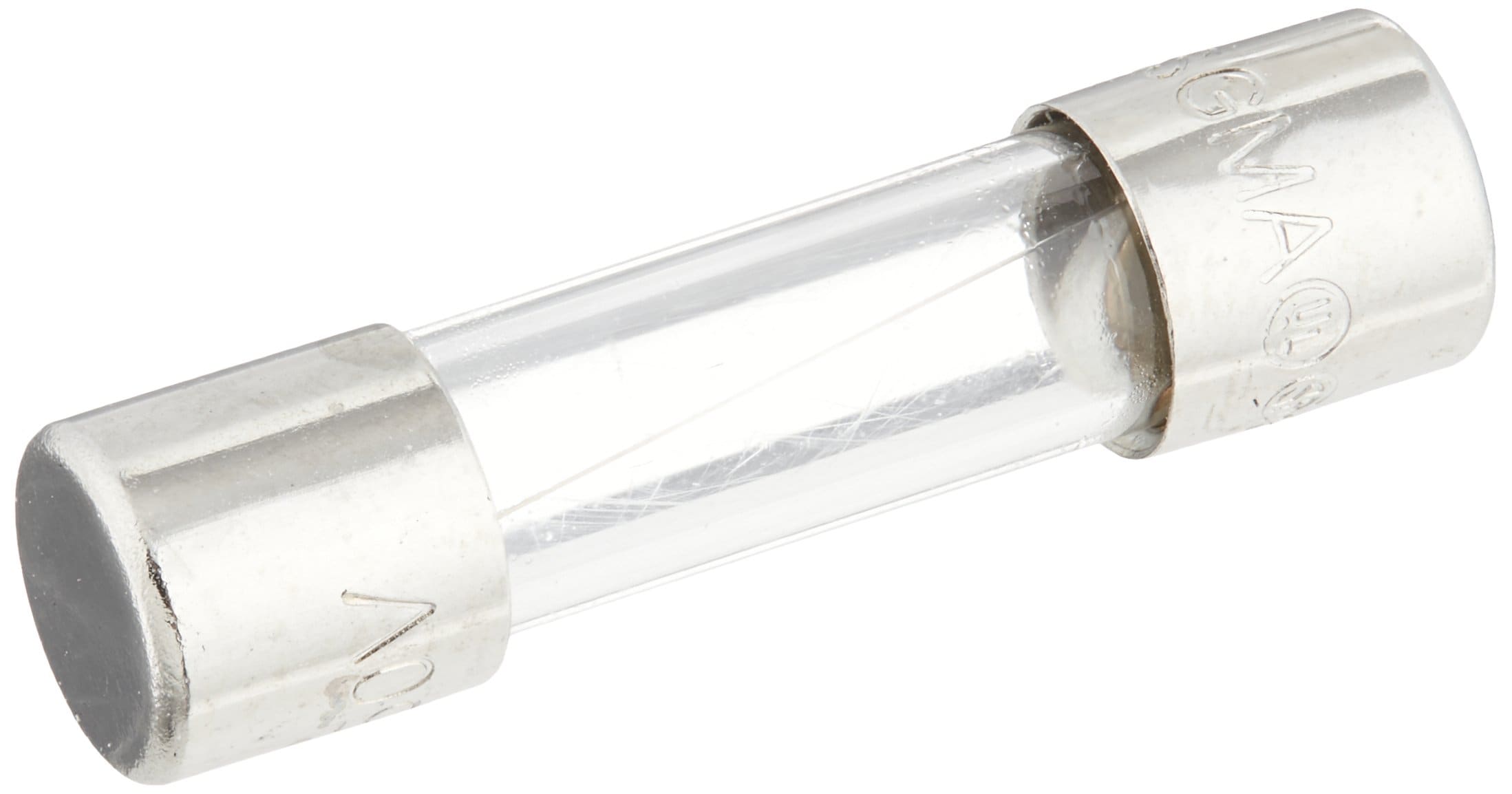 Bussmann  BP/GMA-2A 2A Glass Fast-Acting Cartridge Fuse 5mm x 20mm 250V 2-Pack