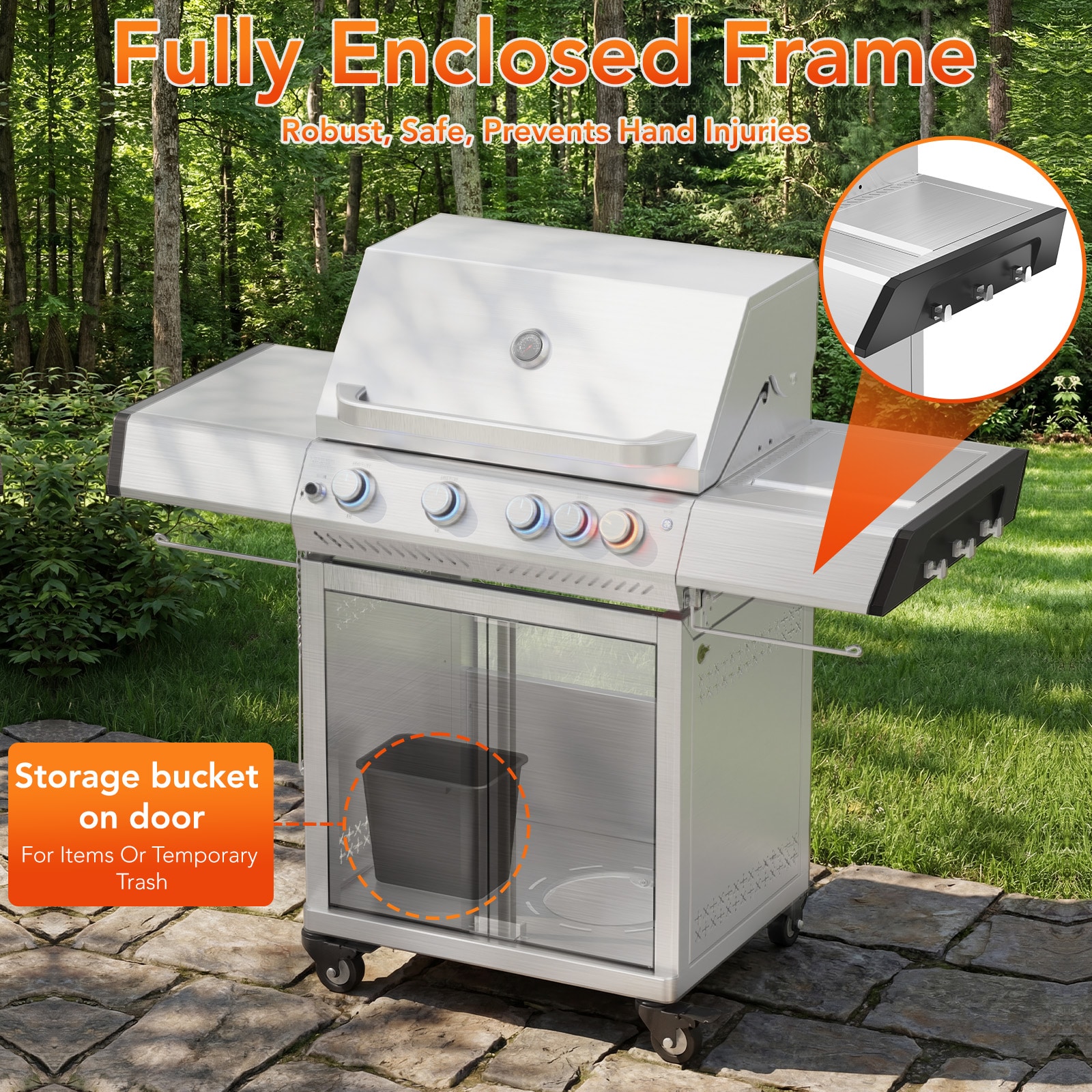 COWSAR LSPG-G0141E Gas-Grill - View #8