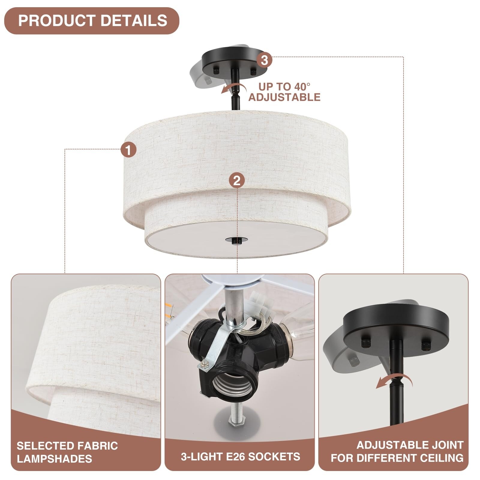 Oyezvary LOZ0428F63 flushmounts - View #5