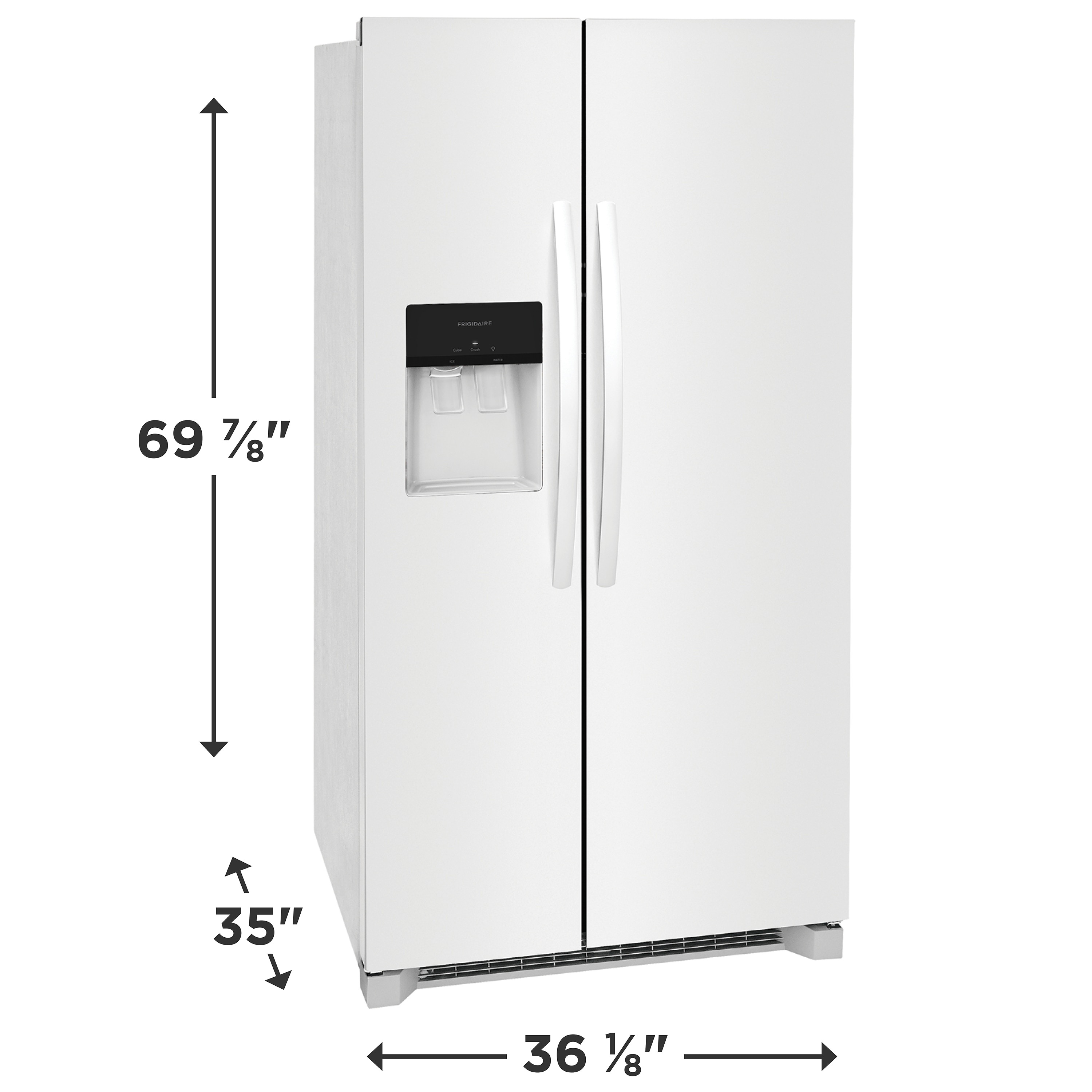 Frigidaire FRSS2623AW Side-By-Side - Thumbnail View #3