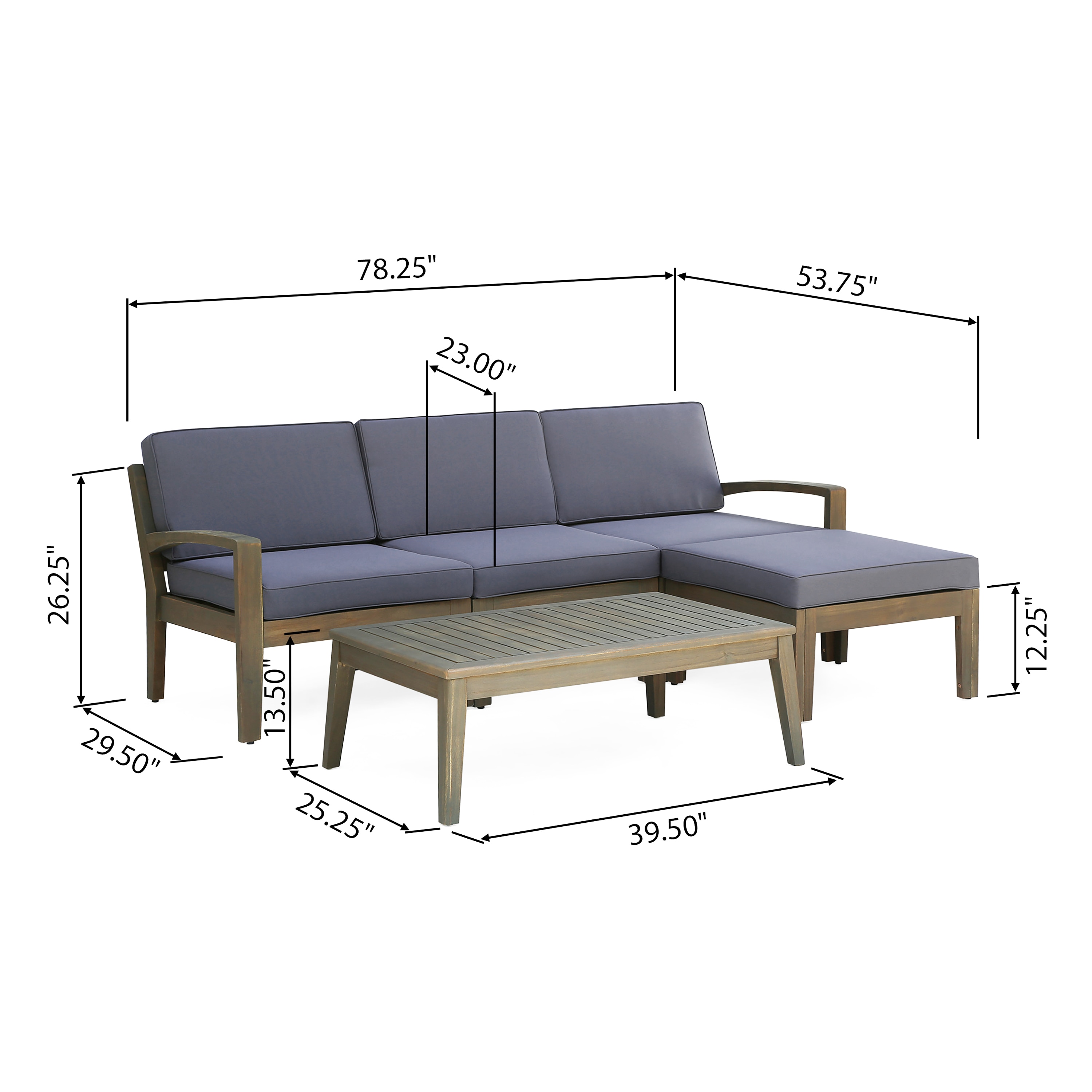 Streamdale Furniture 63702.00GDGRY Patio-Conversation-Sets - View #6