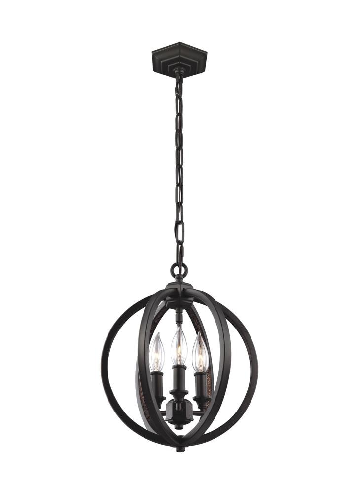 feiss 3 light pendant