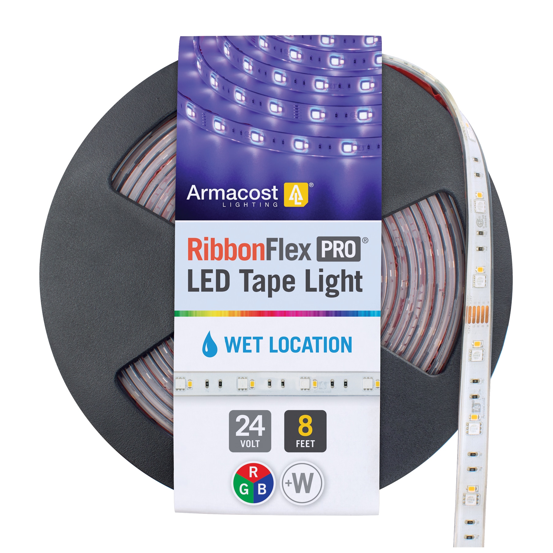16.4 ft White Outdoor Waterproof LED Tape Light