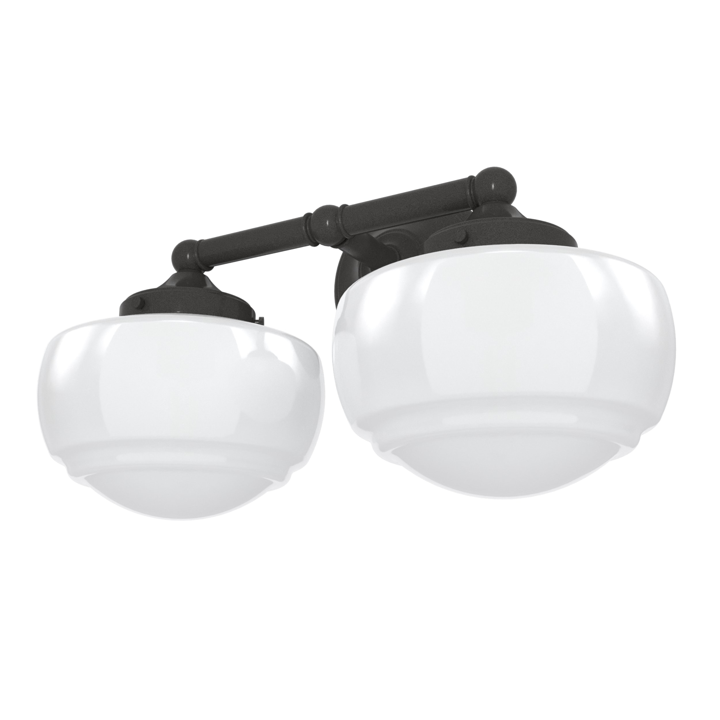 Hunter 19458 Saddle Creek 16.25-in 2 -Light Satin Bronze Transitional Vanity light