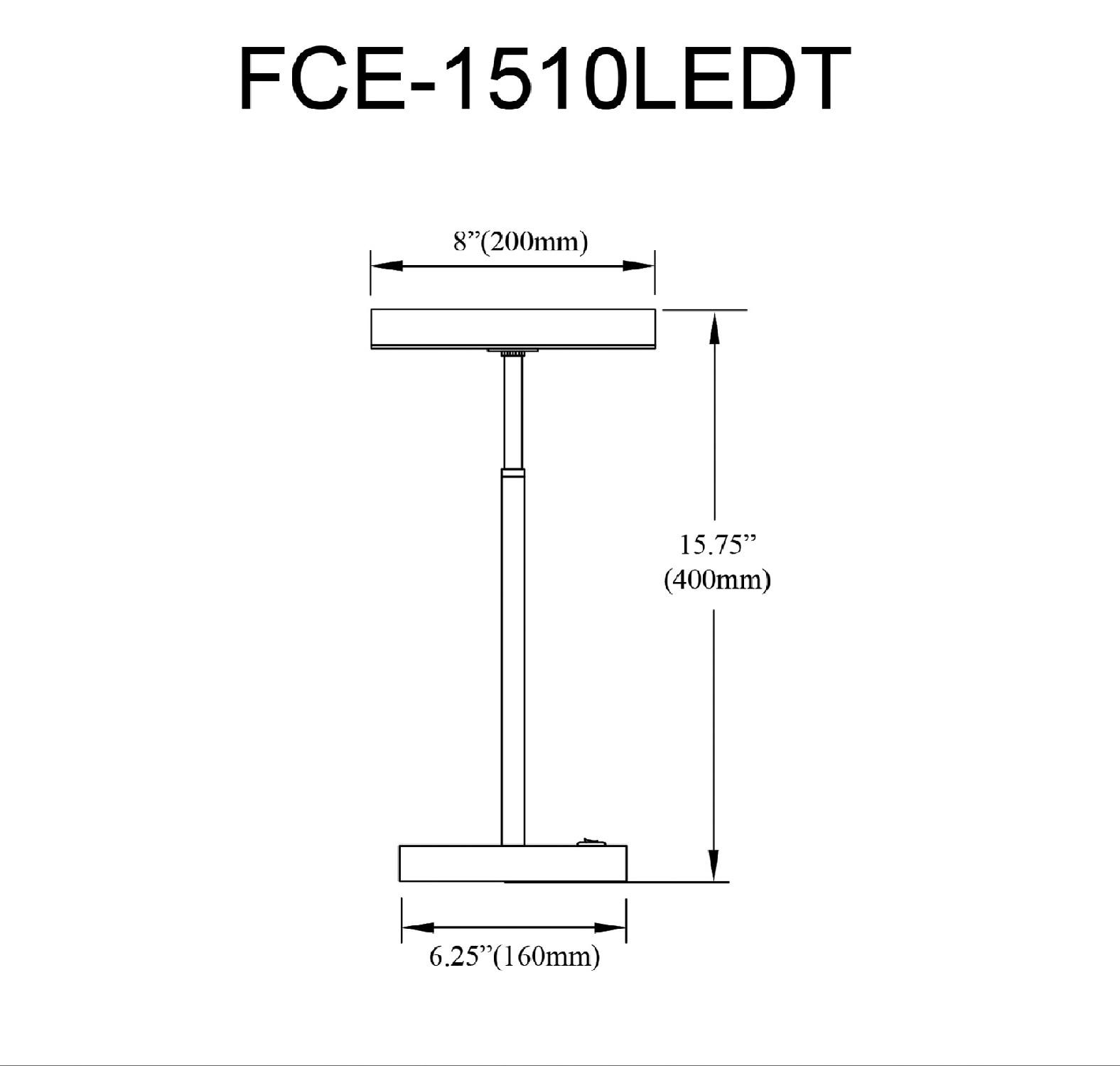 Dainolite FCE-1510LEDT-AGB Table-Lamps - View #3