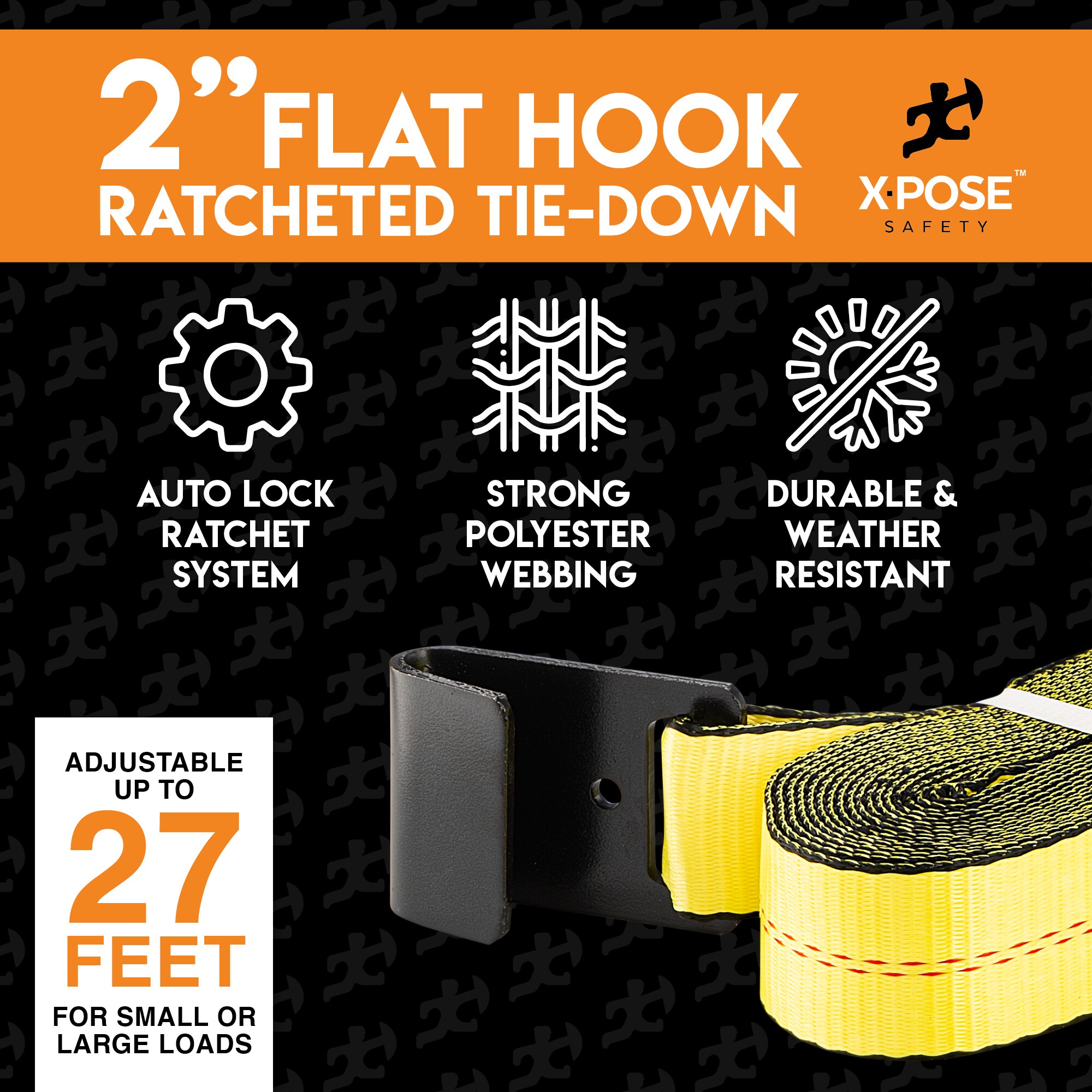 XPOSE SAFETY RTD227-FH-4-X-S ratchets - View #2