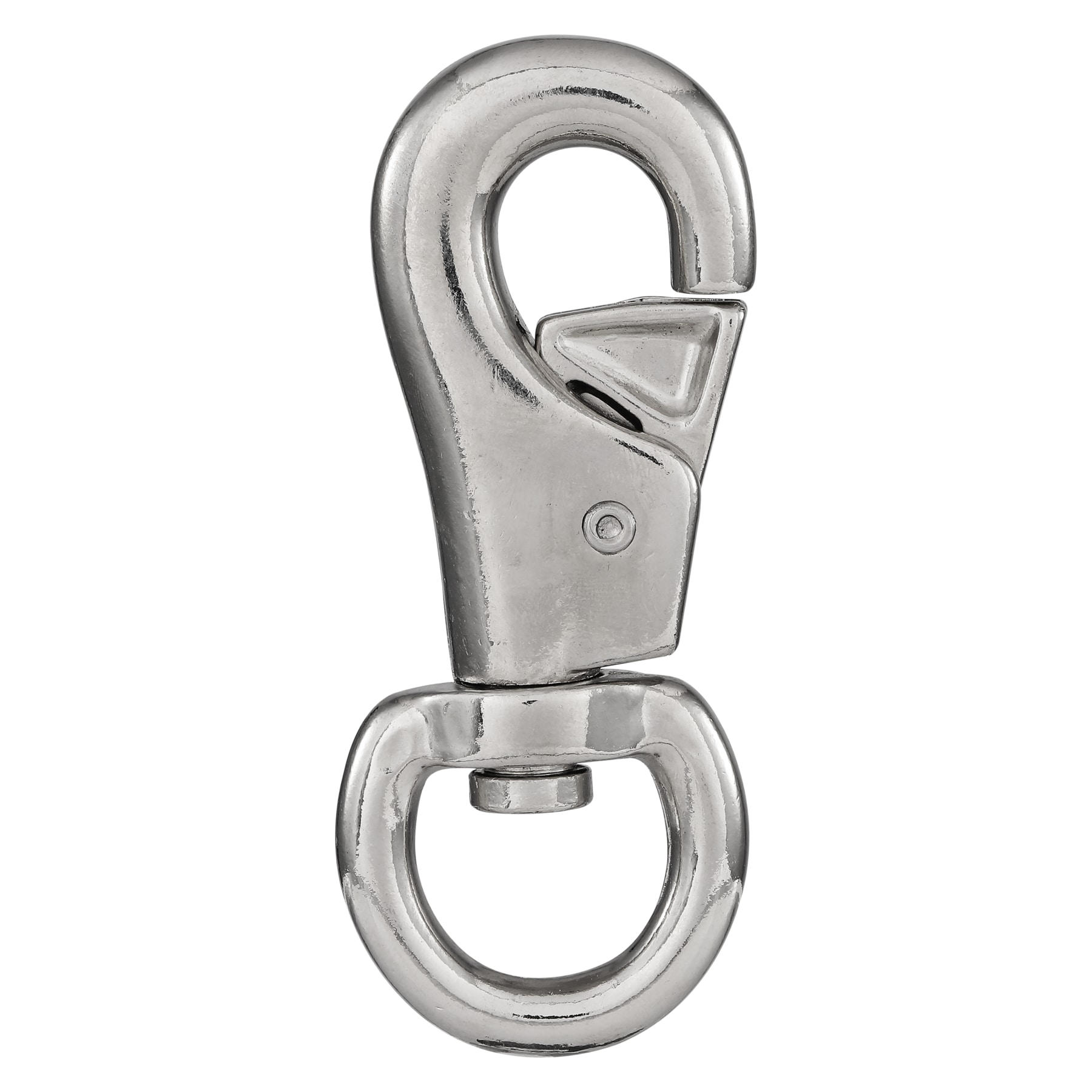 National Hardware N100-322- 5/8-in x 5/8-in Eye and Eye Swivel in Nickel in  the Chain Accessories department at