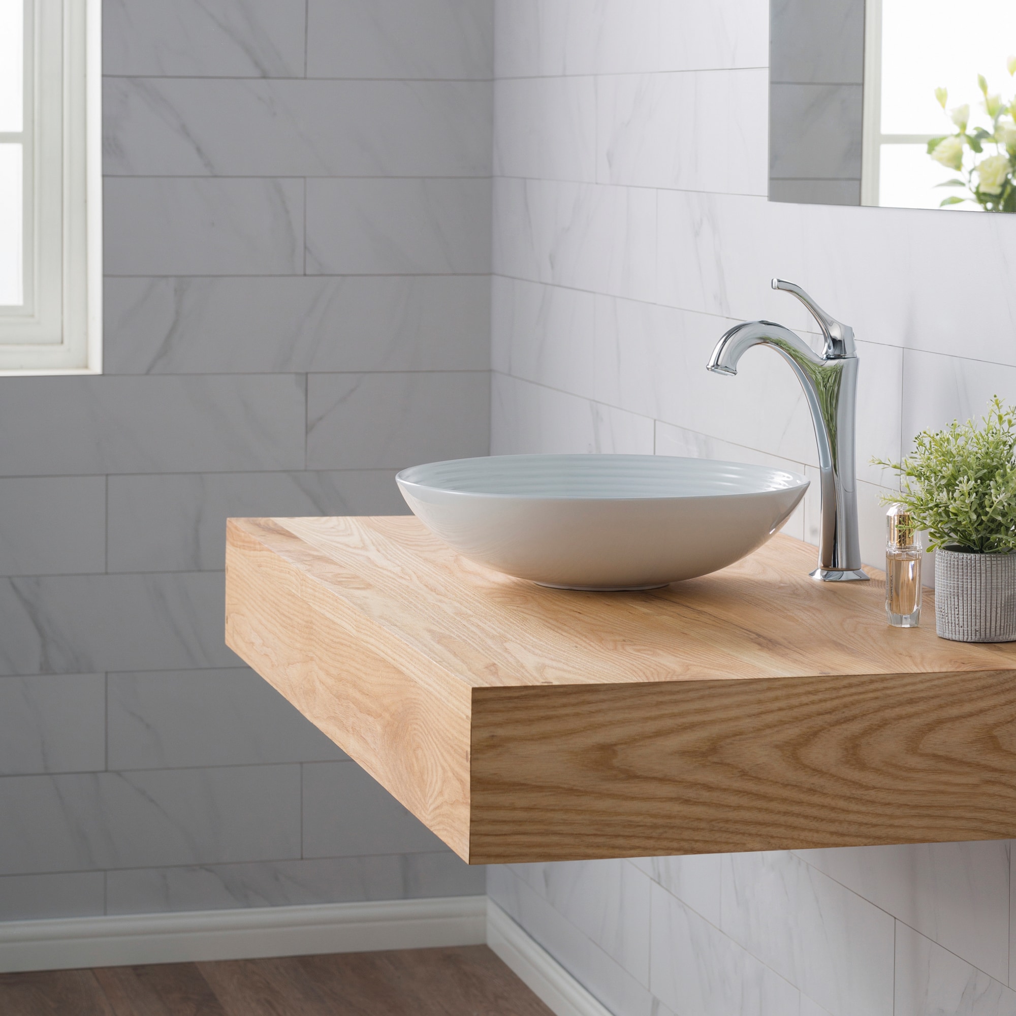 Kraus KCV-203GWH Bath-Sink - View #4