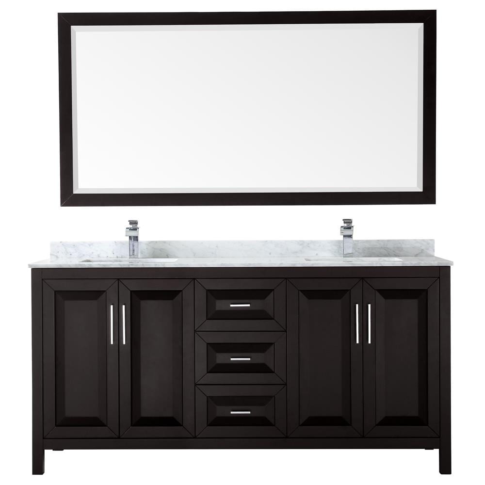 Wyndham Collection WCV252572DDECMUNSM70 Bath-Vanity-Combo - View #3