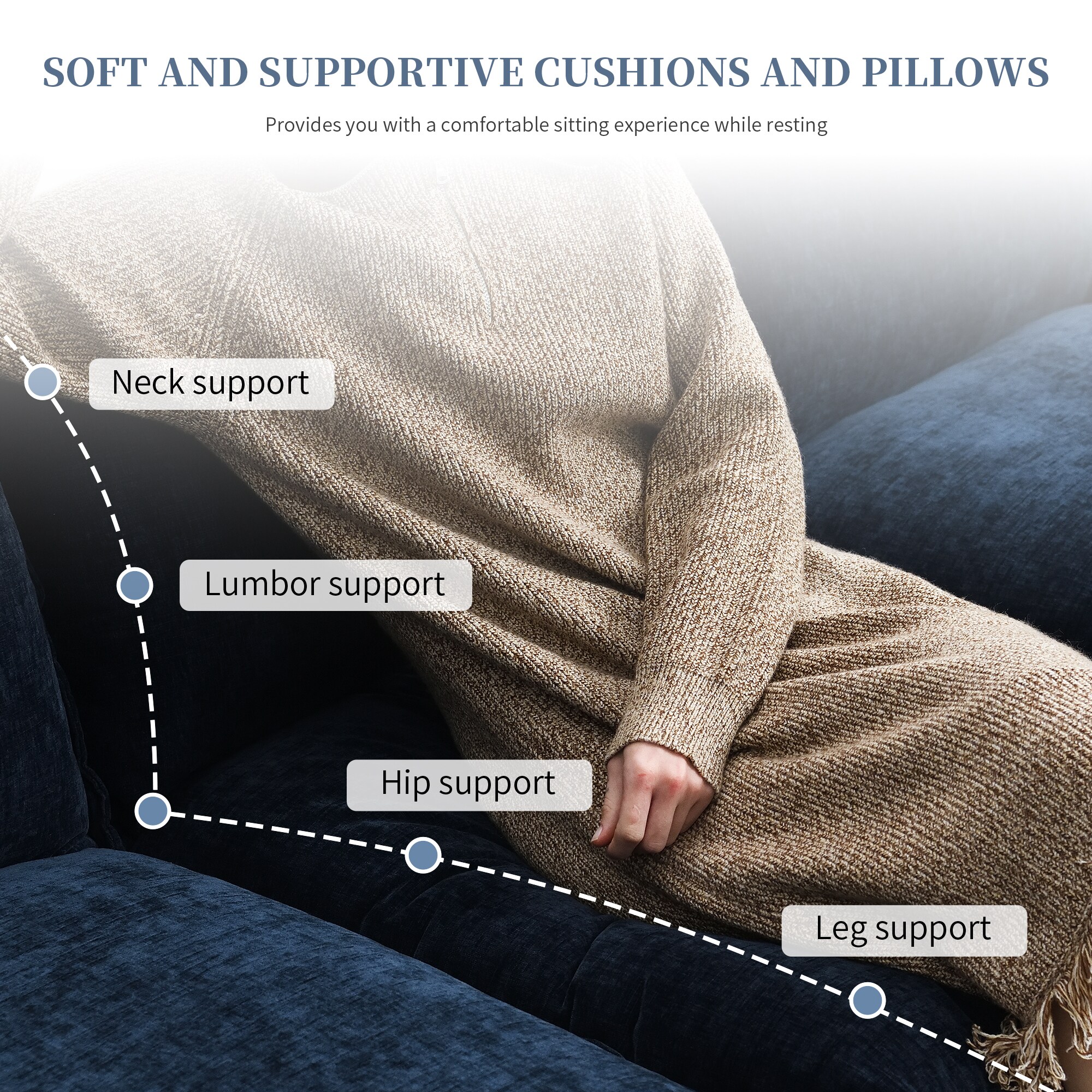 ModernLuxe N723S9015C Sofas-Loveseats - View #7